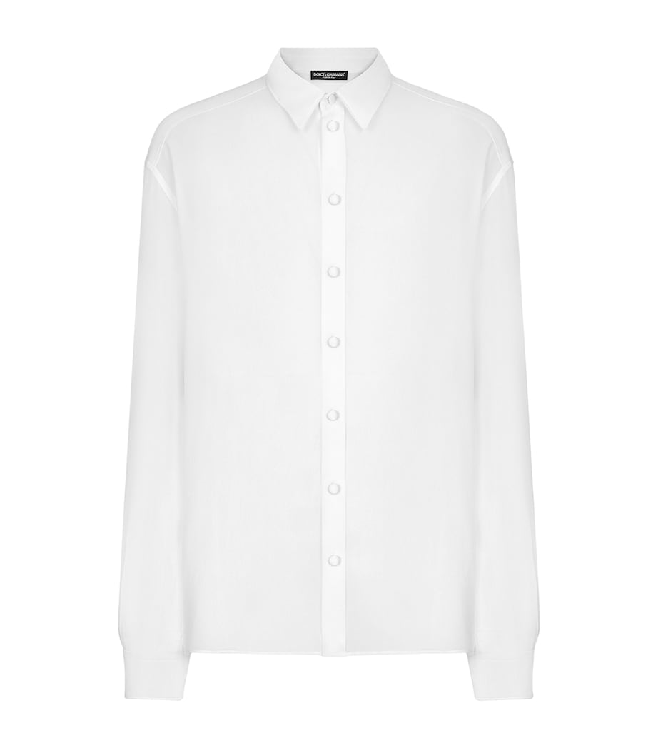 Silk Shirt W0800-OPTICAL WHITE Image 1