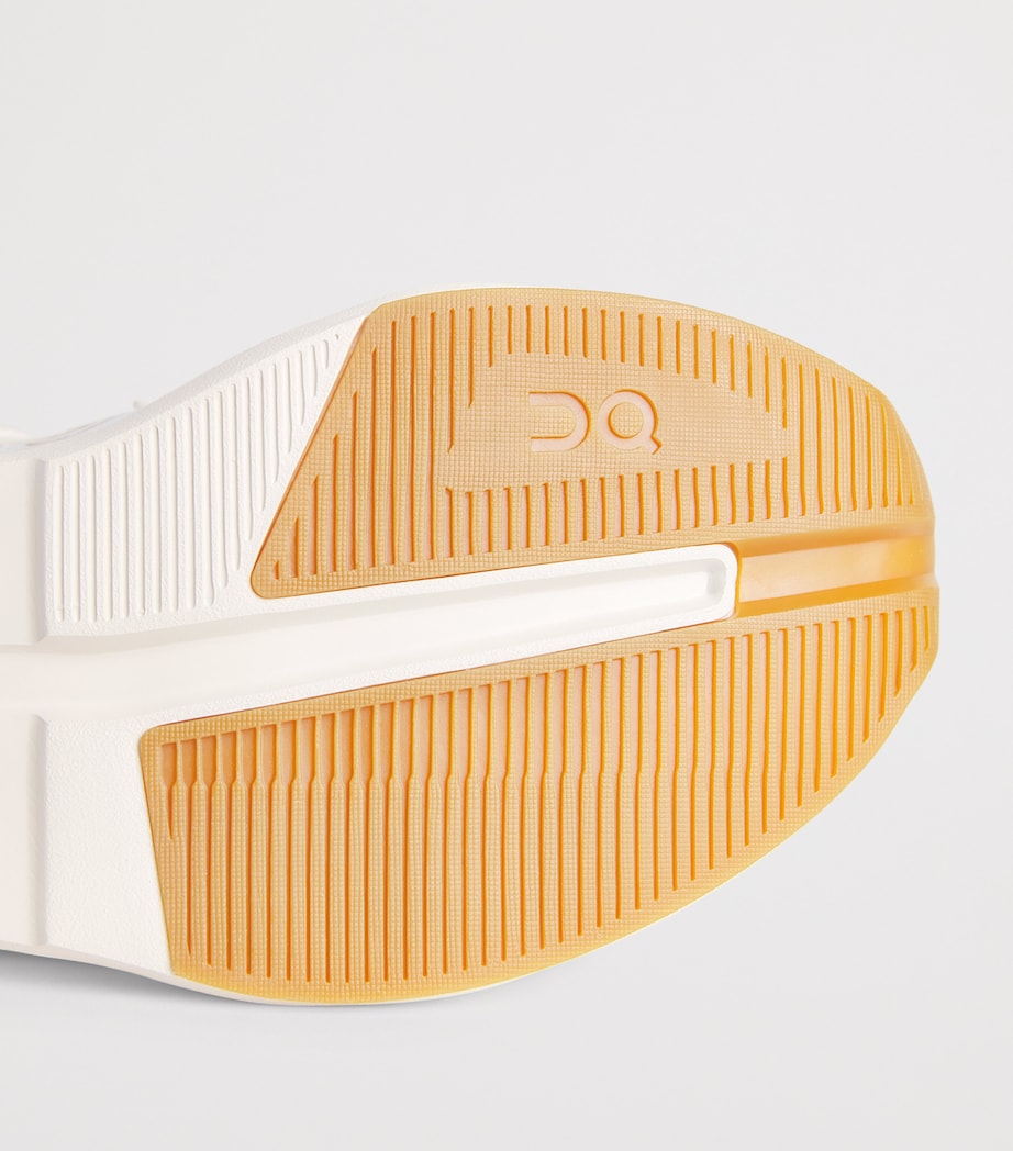 On Womens Cloudzone Moon Sneakers Ivory Putty Image 6