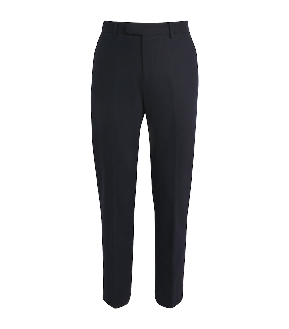 Wool-Cashmere Suit Trousers 001 NAVY BLUE Image 1