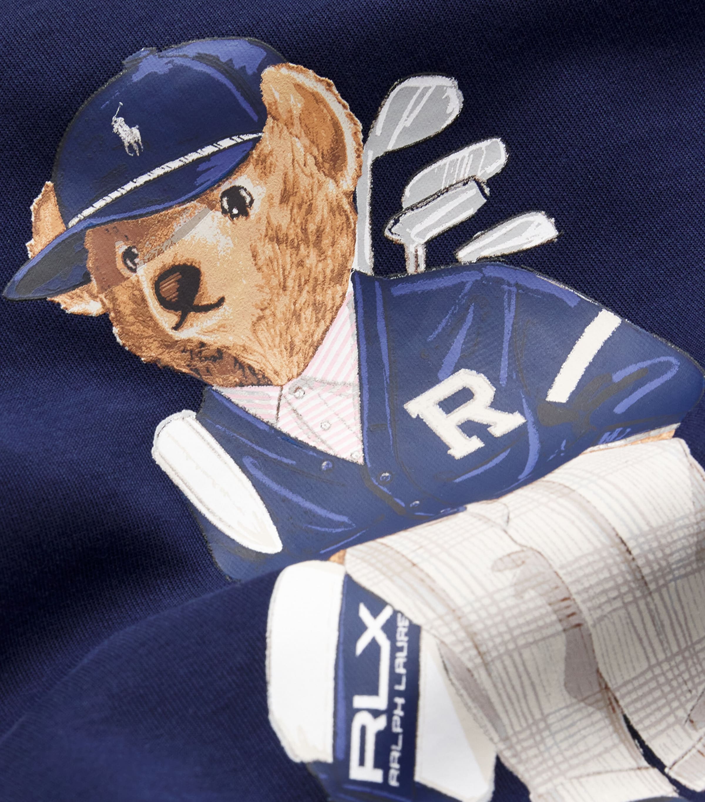 Cotton-Blend Performance Polo Bear Sweatshirt REFINED NAVY Image 5