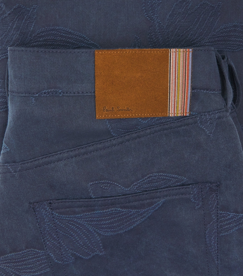 Paul Smith Mens Fish Embroidered Straight Jeans Image 6