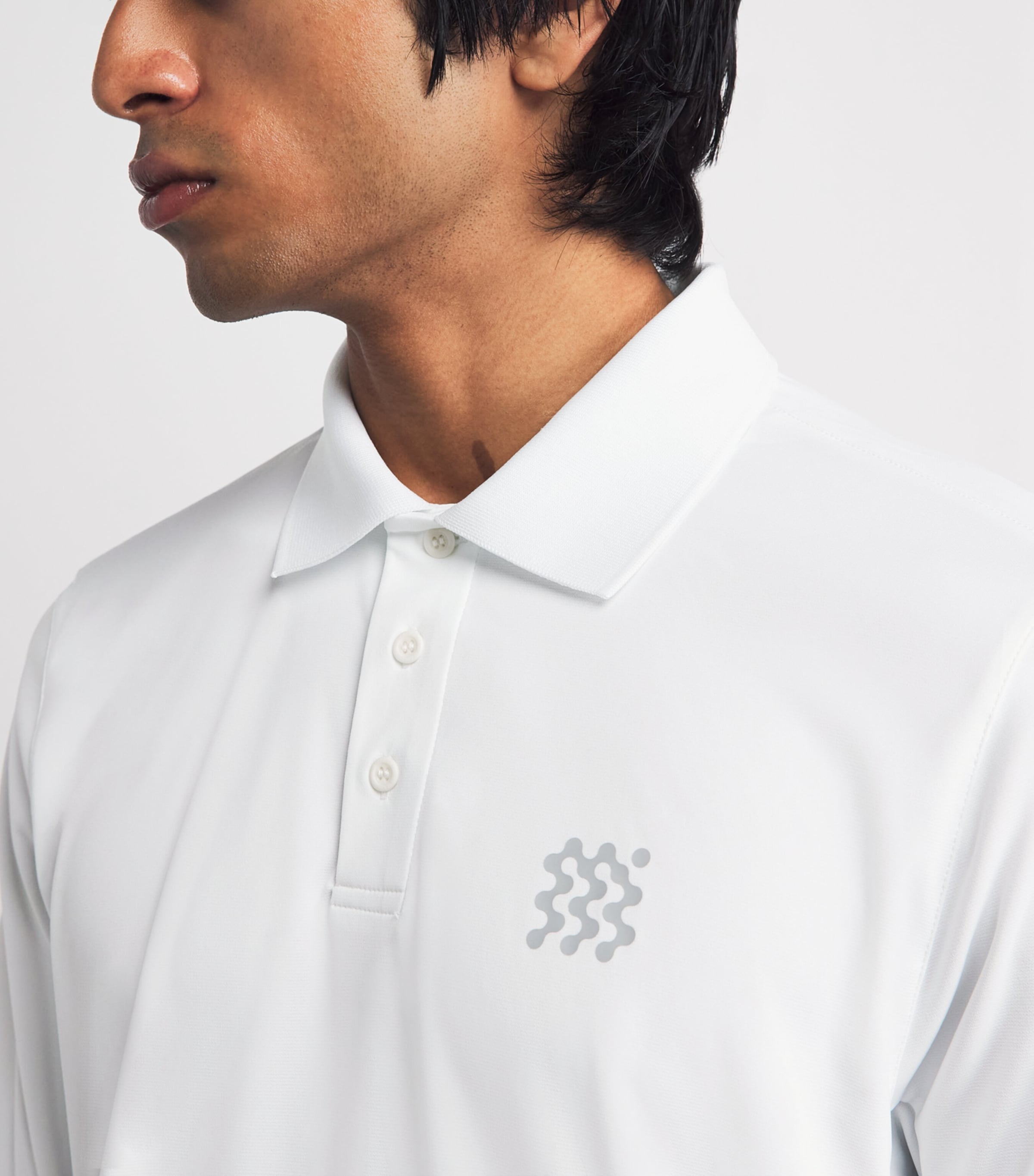 Manors Mens Course Polo Shirt White Image 3