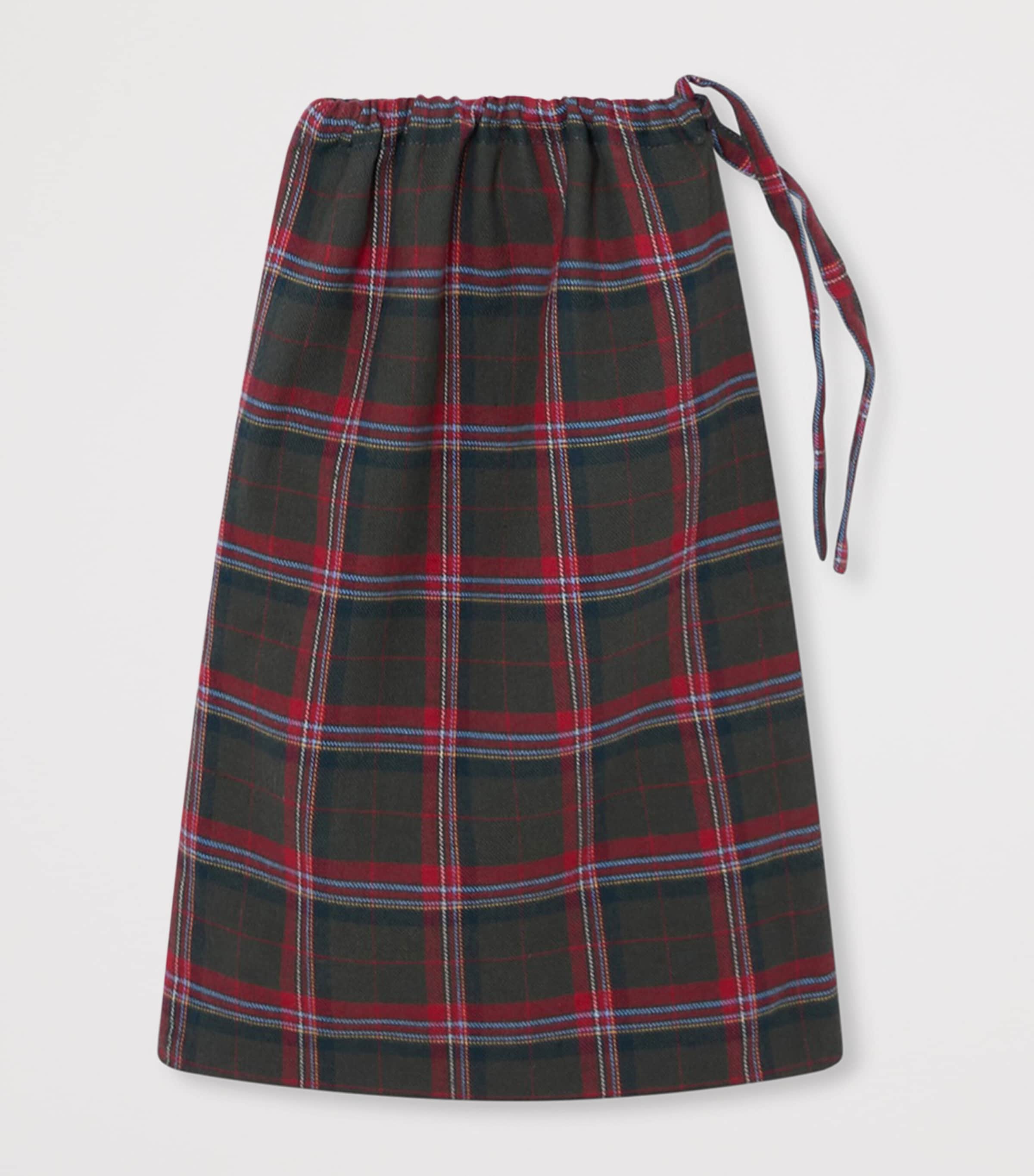 Organic Cotton Plaid Joan Pyjamas (6-18 Months) CA KAKI FONCE Image 3