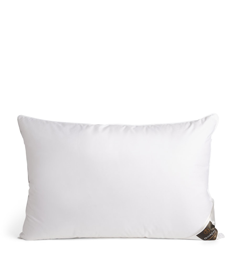 Firm 90% Goose Down Pillow (50cm x 75cm) WHITE Image 1