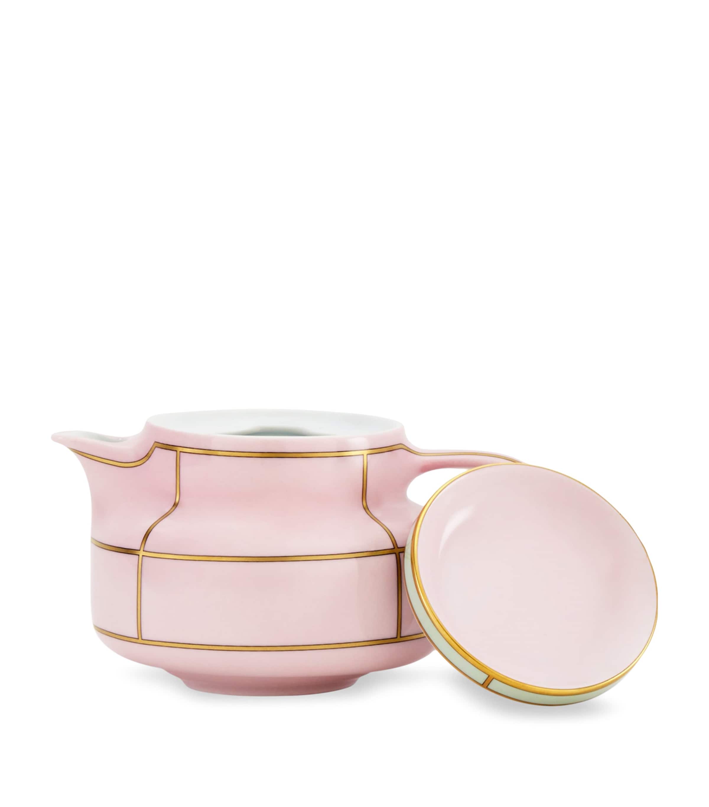 GINORI 1735 Porcelain Colonna Diva Rosa Teapot (770ml) Image 4