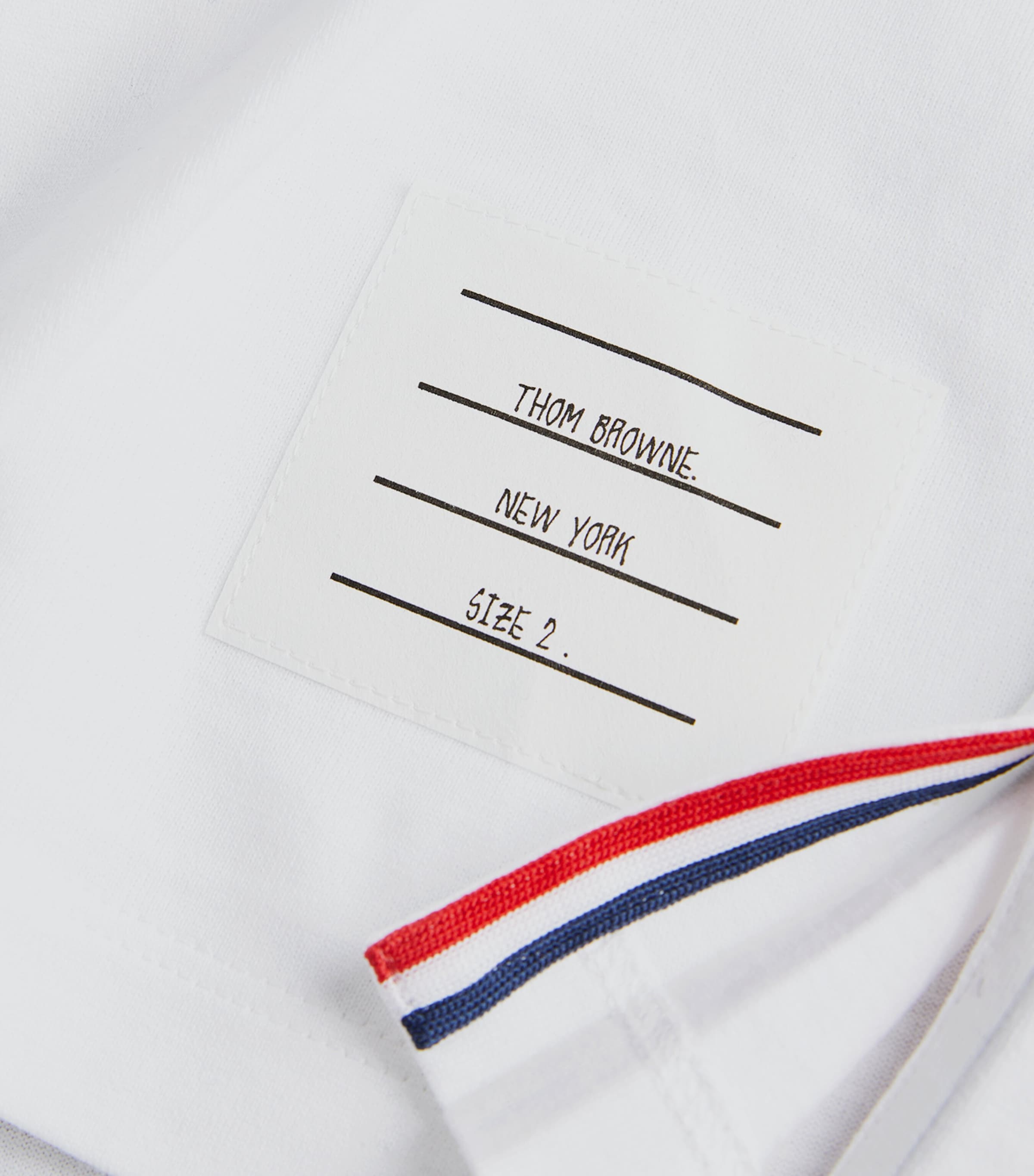 Cotton Name Tag T-Shirt WHITE Image 5