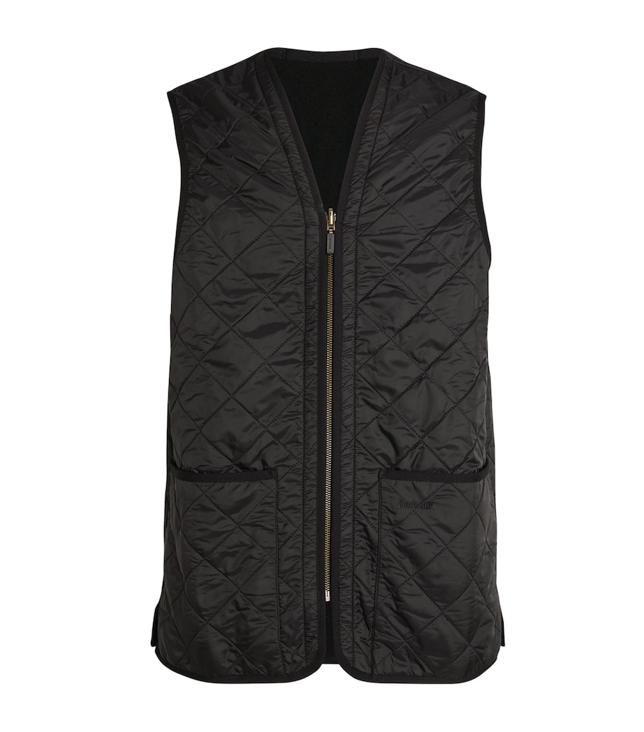 Polarquilt Zip-In Liner Gilet BLACK Image 1