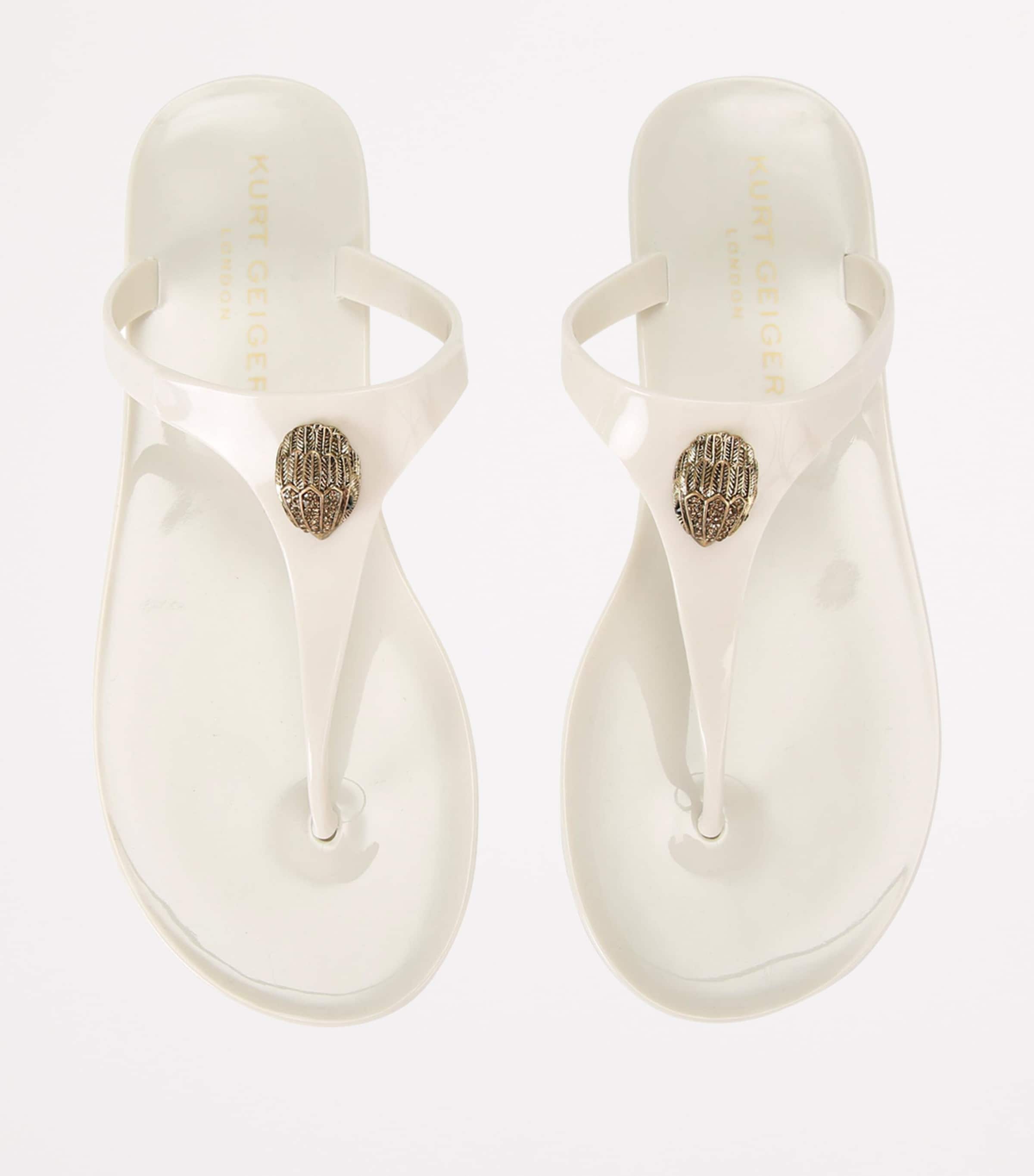Maddison T-Bar Sandals BONE Image 4