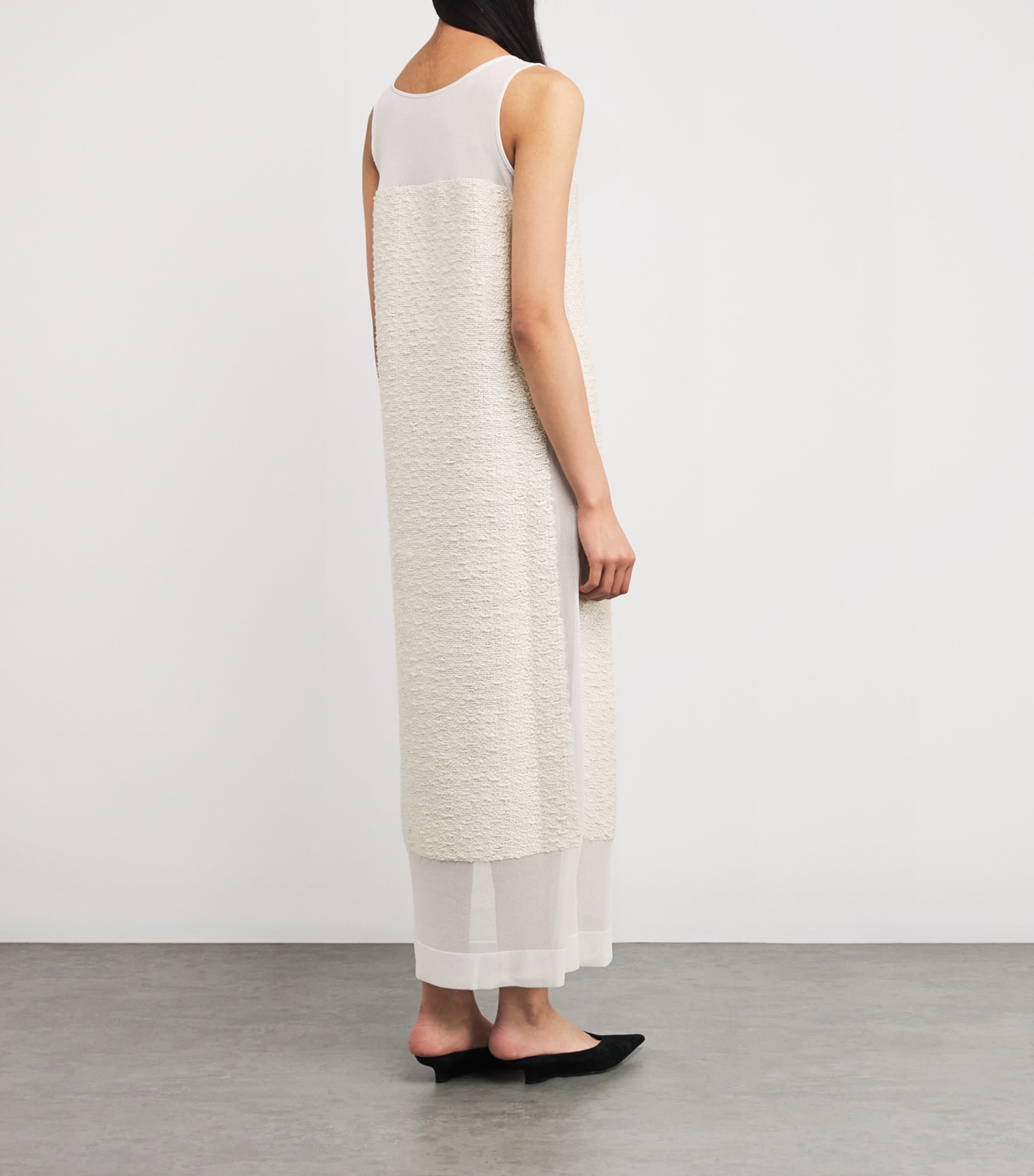Knitted Miriele Midi Dress 101 IVORY Image 3