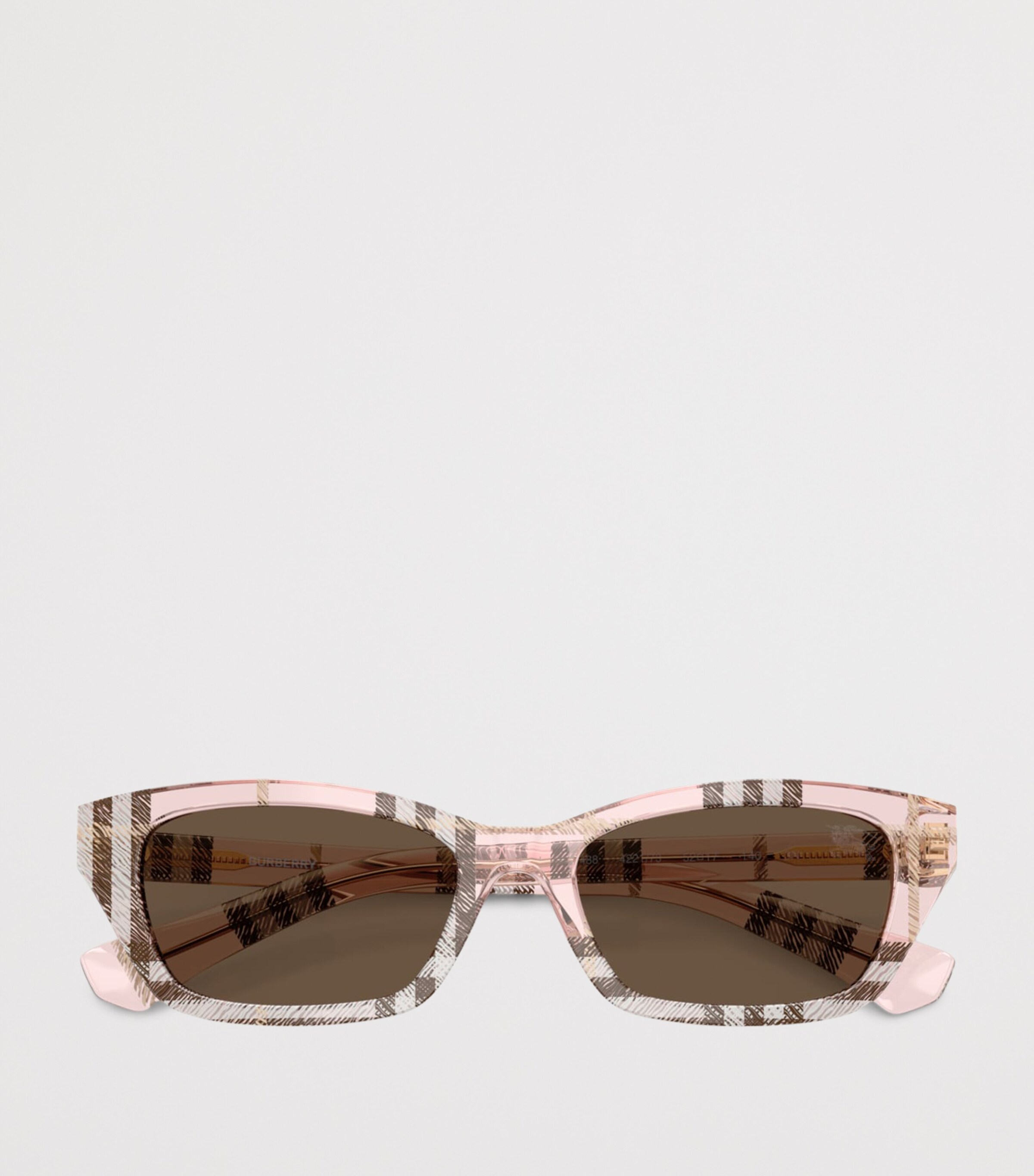 Burberry Acetate BE4488 Rectangle Sunglasses Pink Image 5