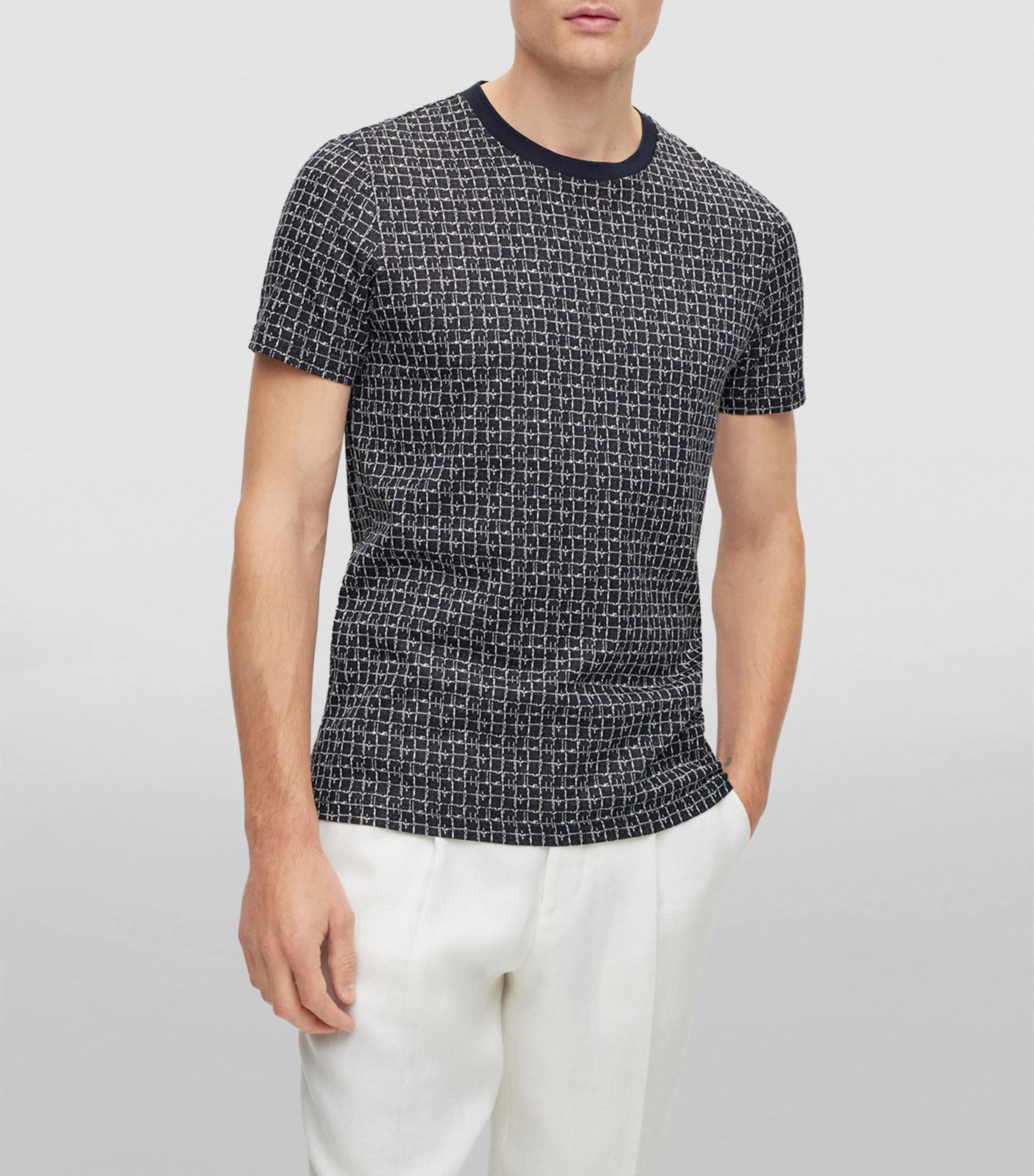 Cotton Printed Tribel T-Shirt 404 Image 3