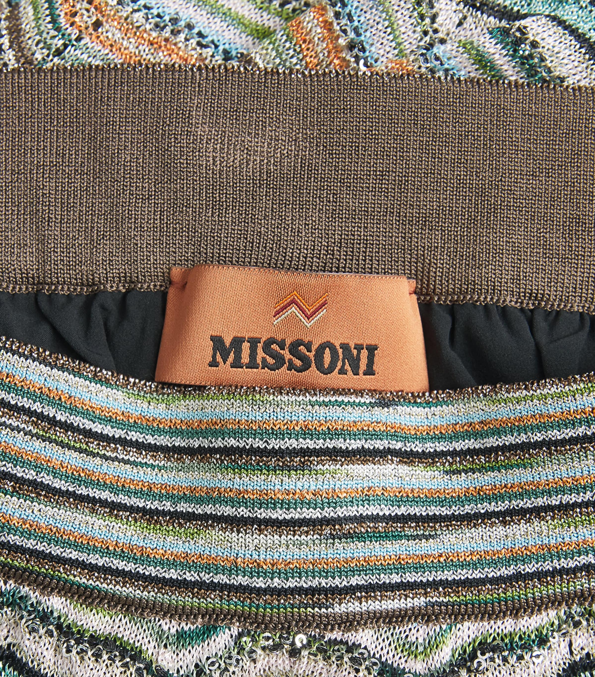 Missoni Womens Zigzag Straight Trousers Smspo Mltclr W Bk,bn Image 6