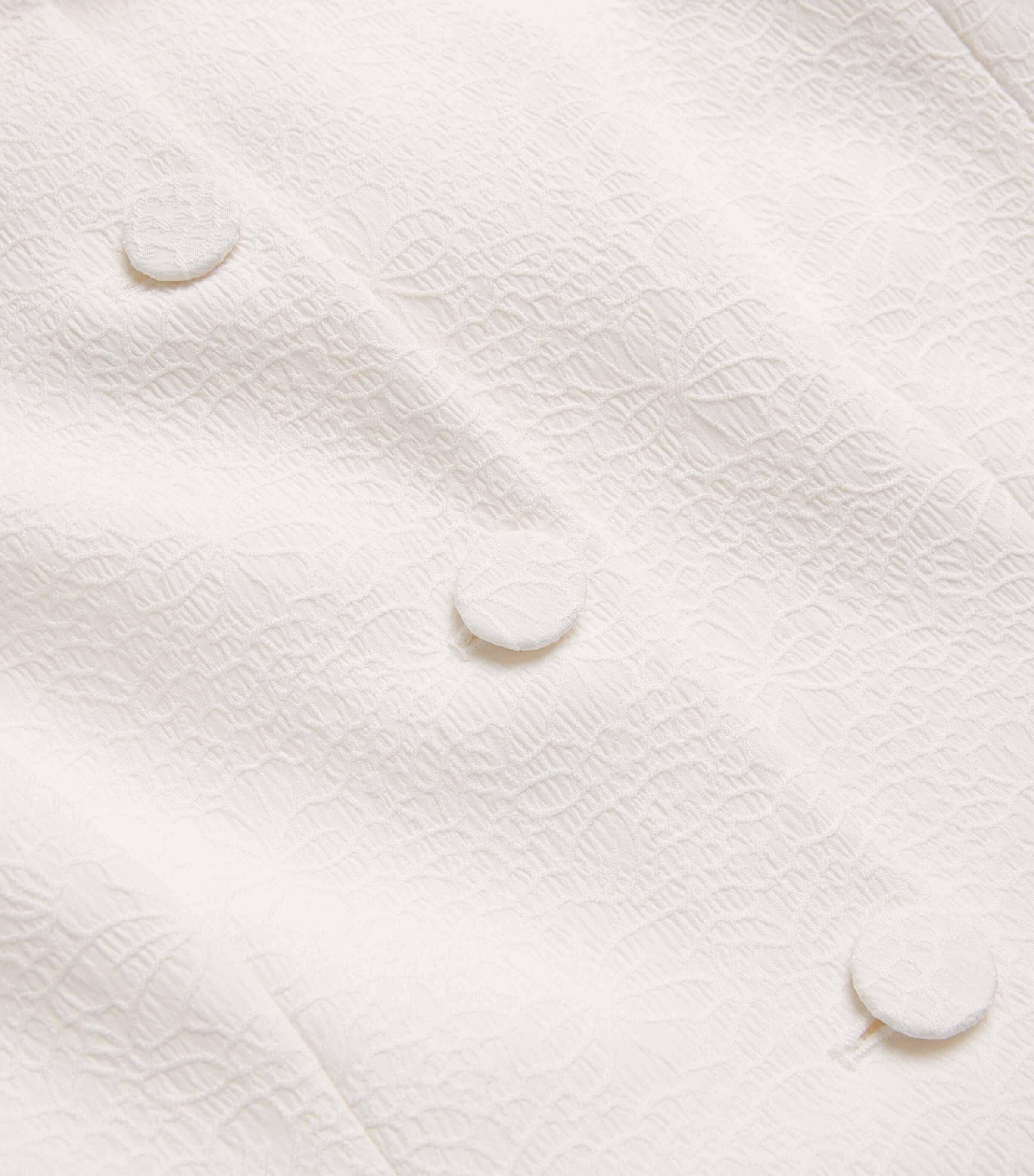 Floral Jacquard Bodie Dickey Jacket W0097 DOVE Image 5