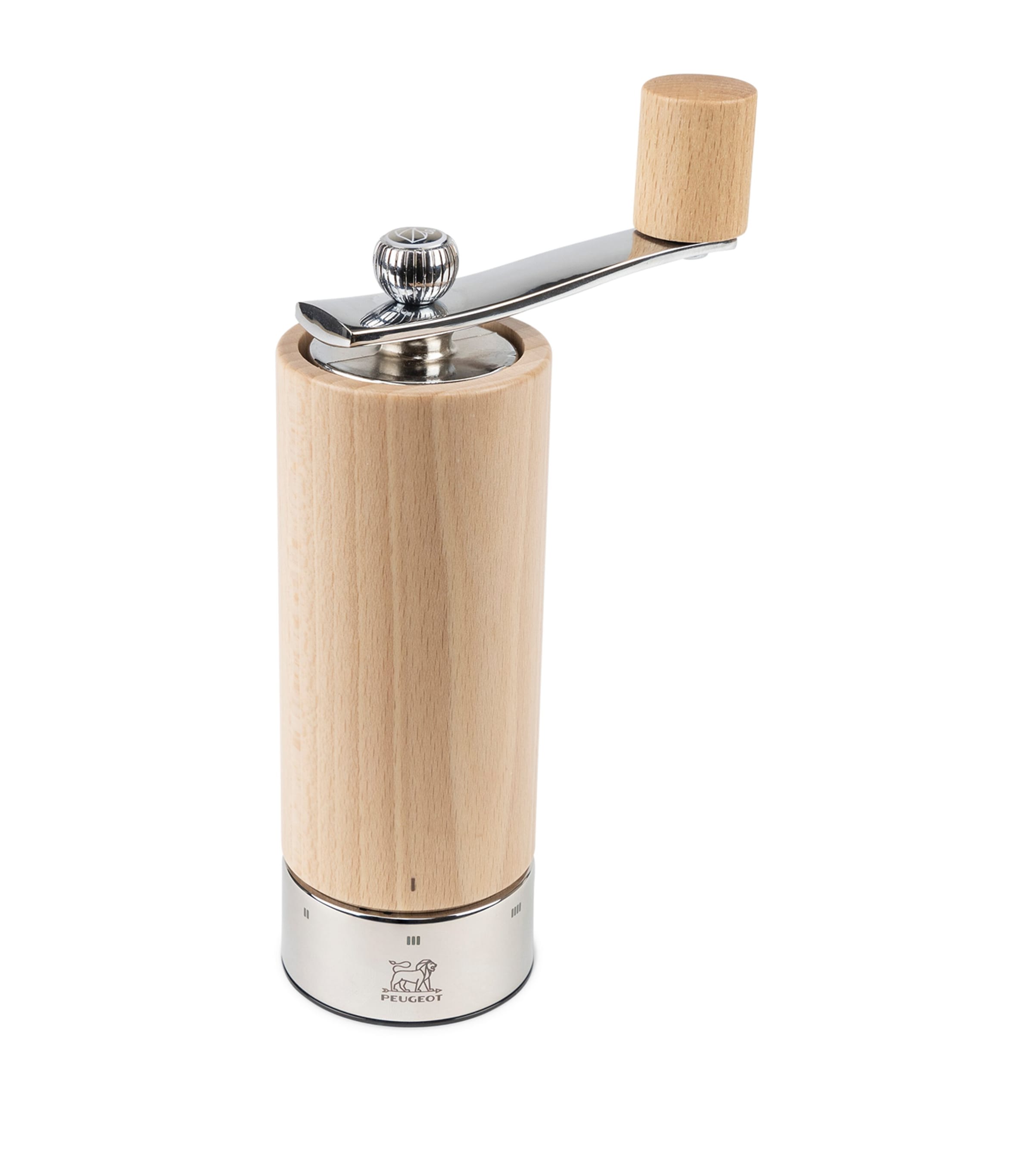 Peugeot Beechwood Isen Salt Mill (18cm) Natural Wood Image 1
