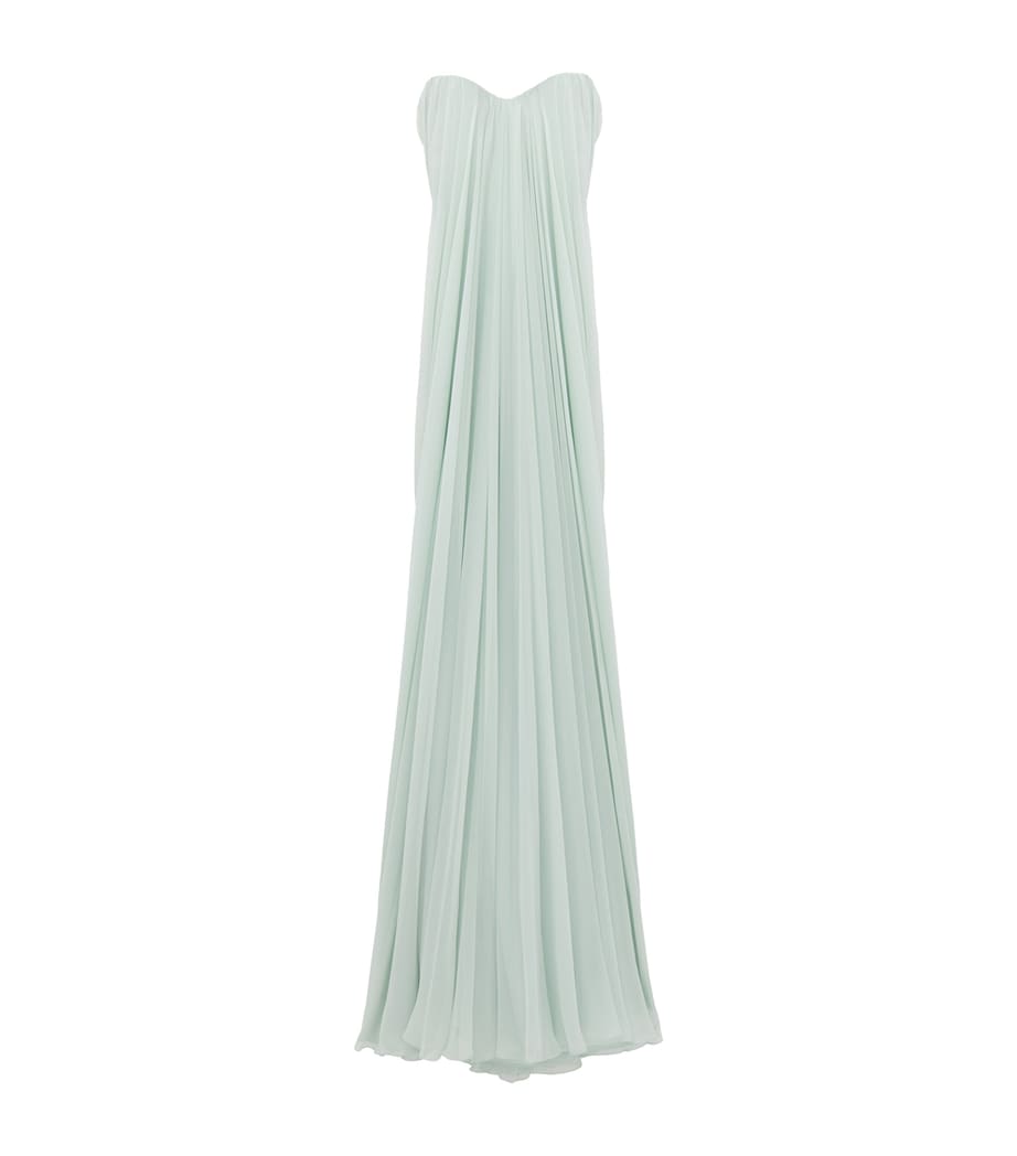 Silk Draped Maxi Dress 3056 Image 1