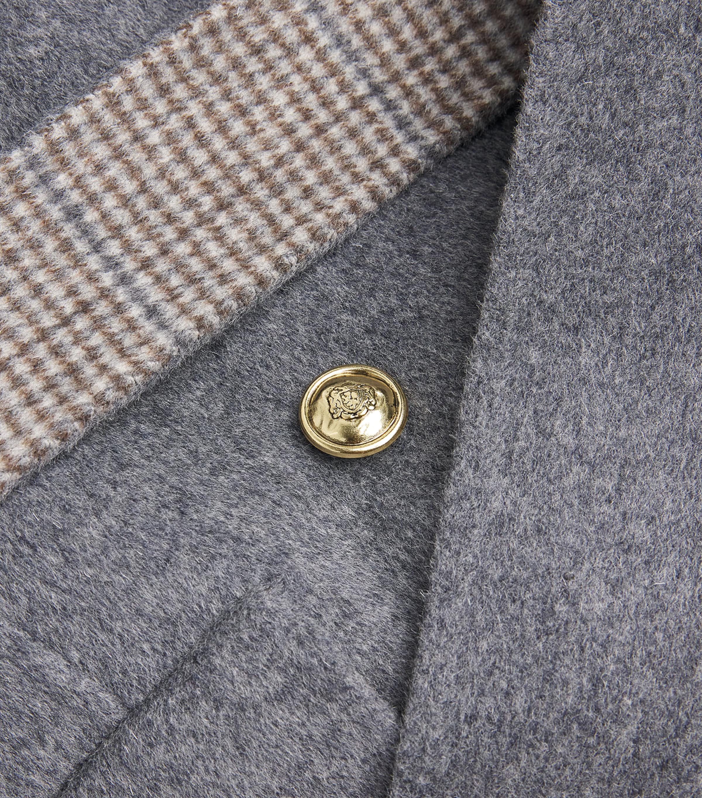 Wool-Blend Double-Faced Coat GREY Image 5