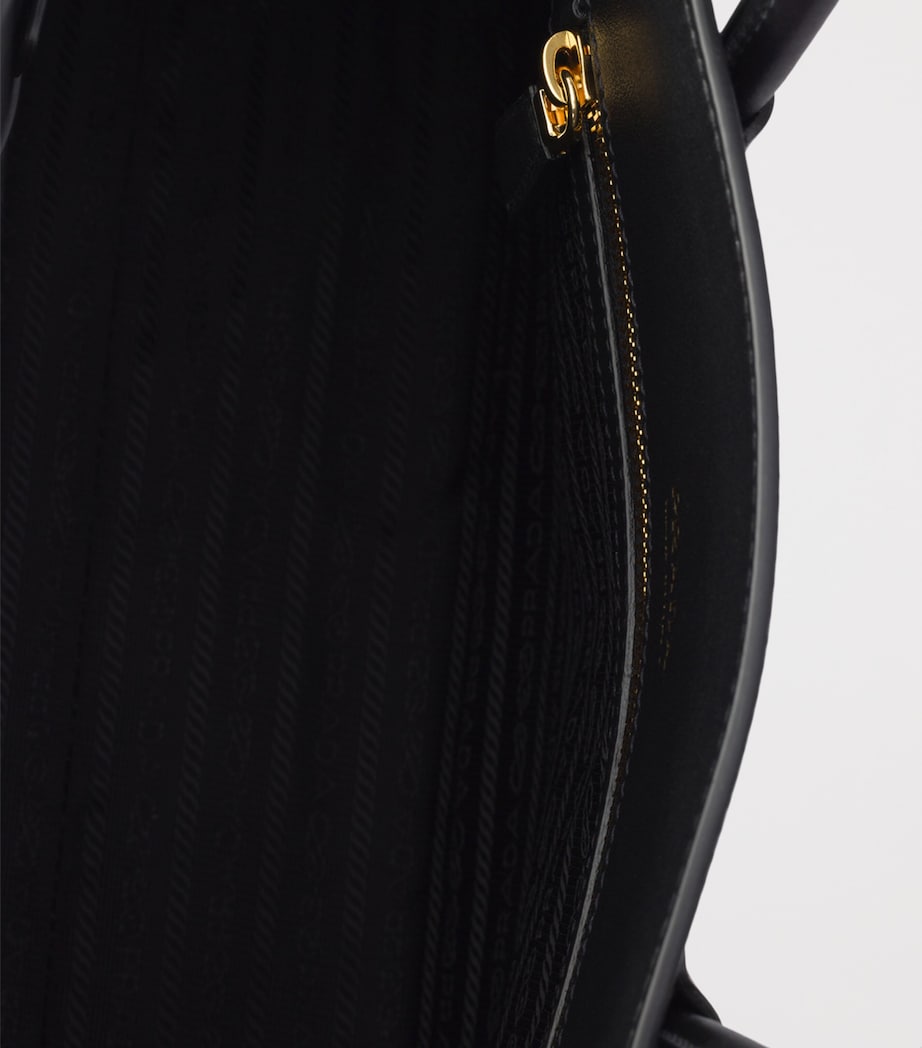 Prada Womens Medium Leather Top-Handle Bag Image 4