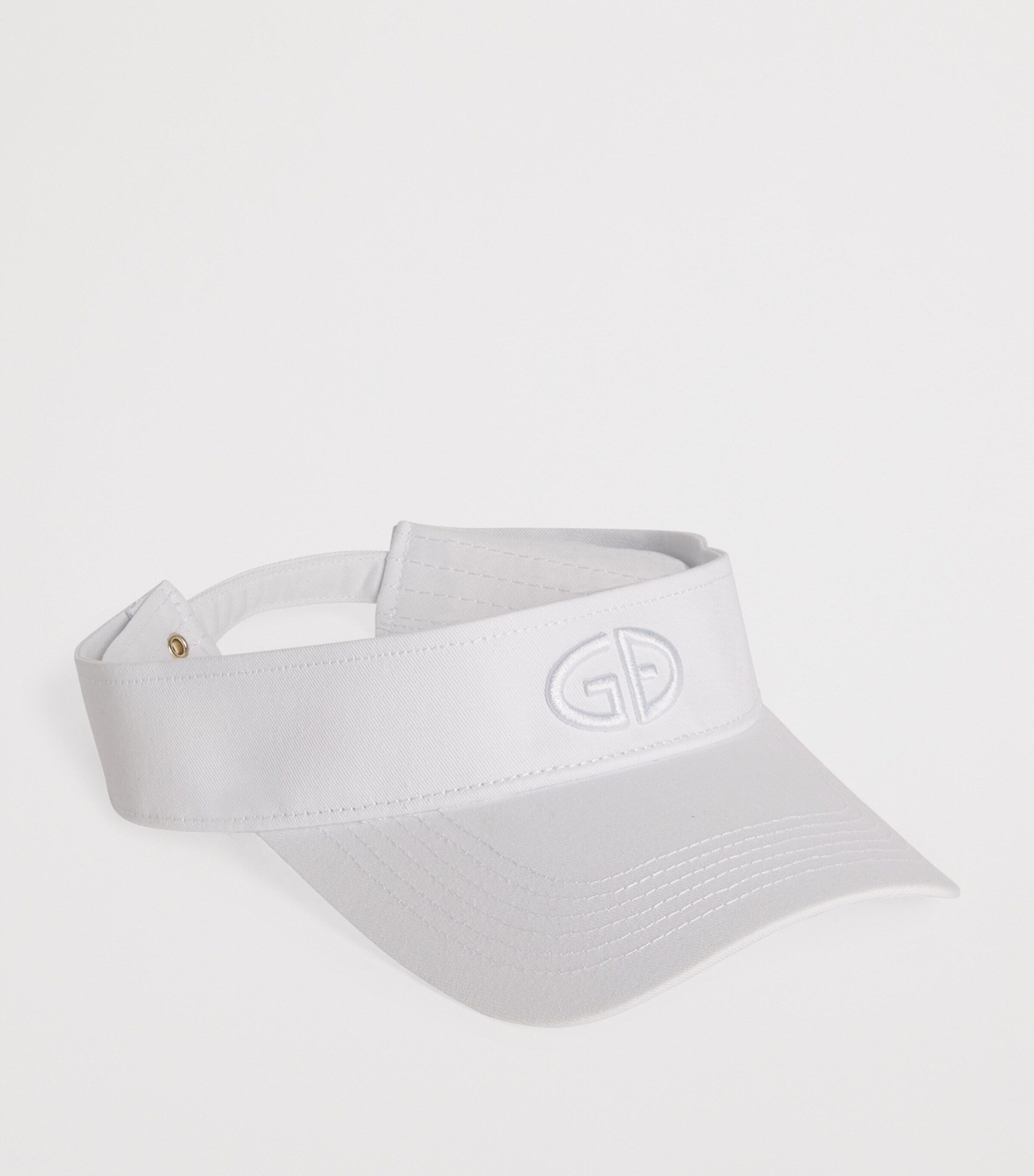 Goldbergh Cotton Logo Match Visor White Image 2