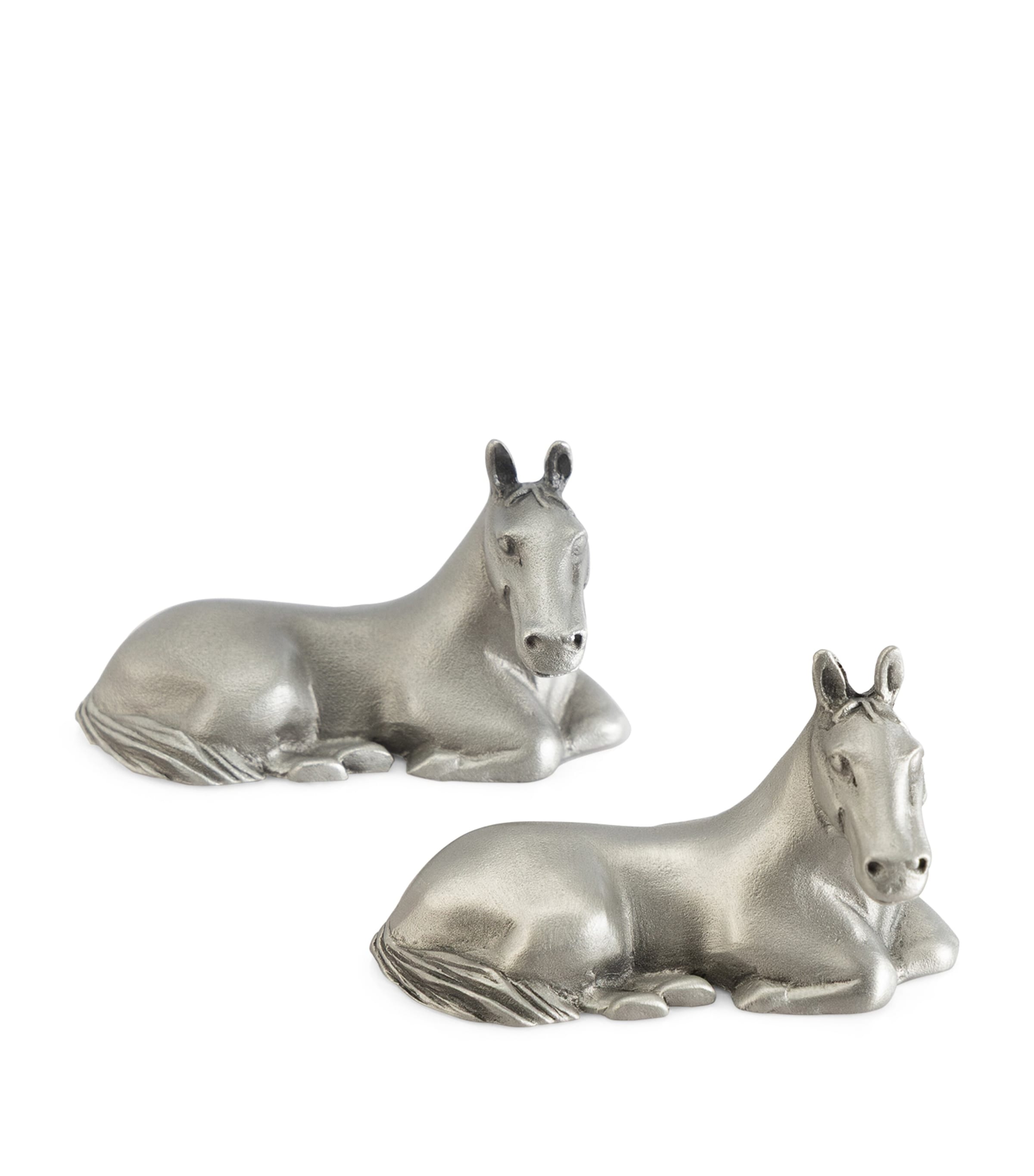 Pewter Horse Chockstick Rests (Set of 2) PEWTER Image 5