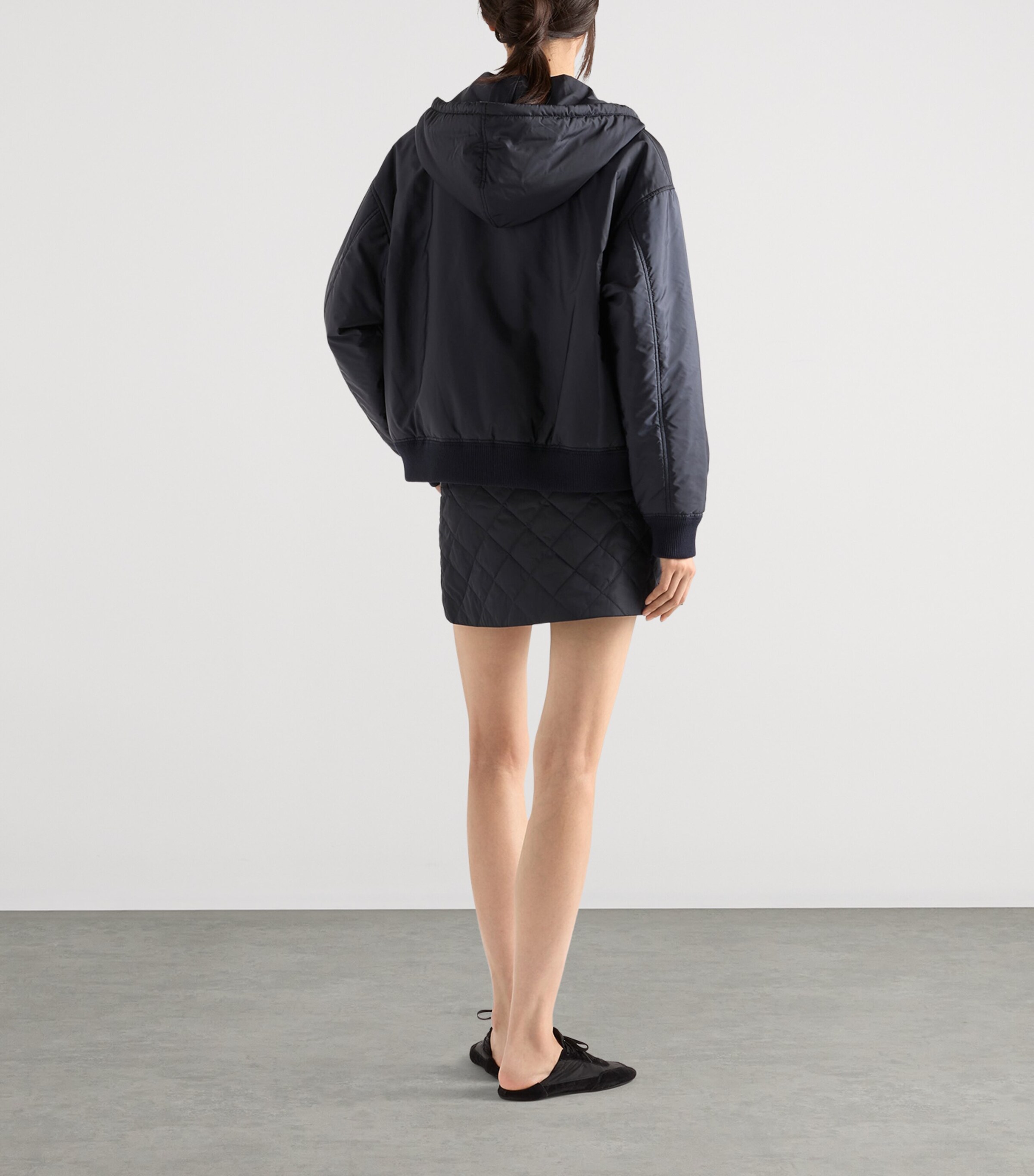 Re-Nylon Hooded Jacket F0008 Image 5