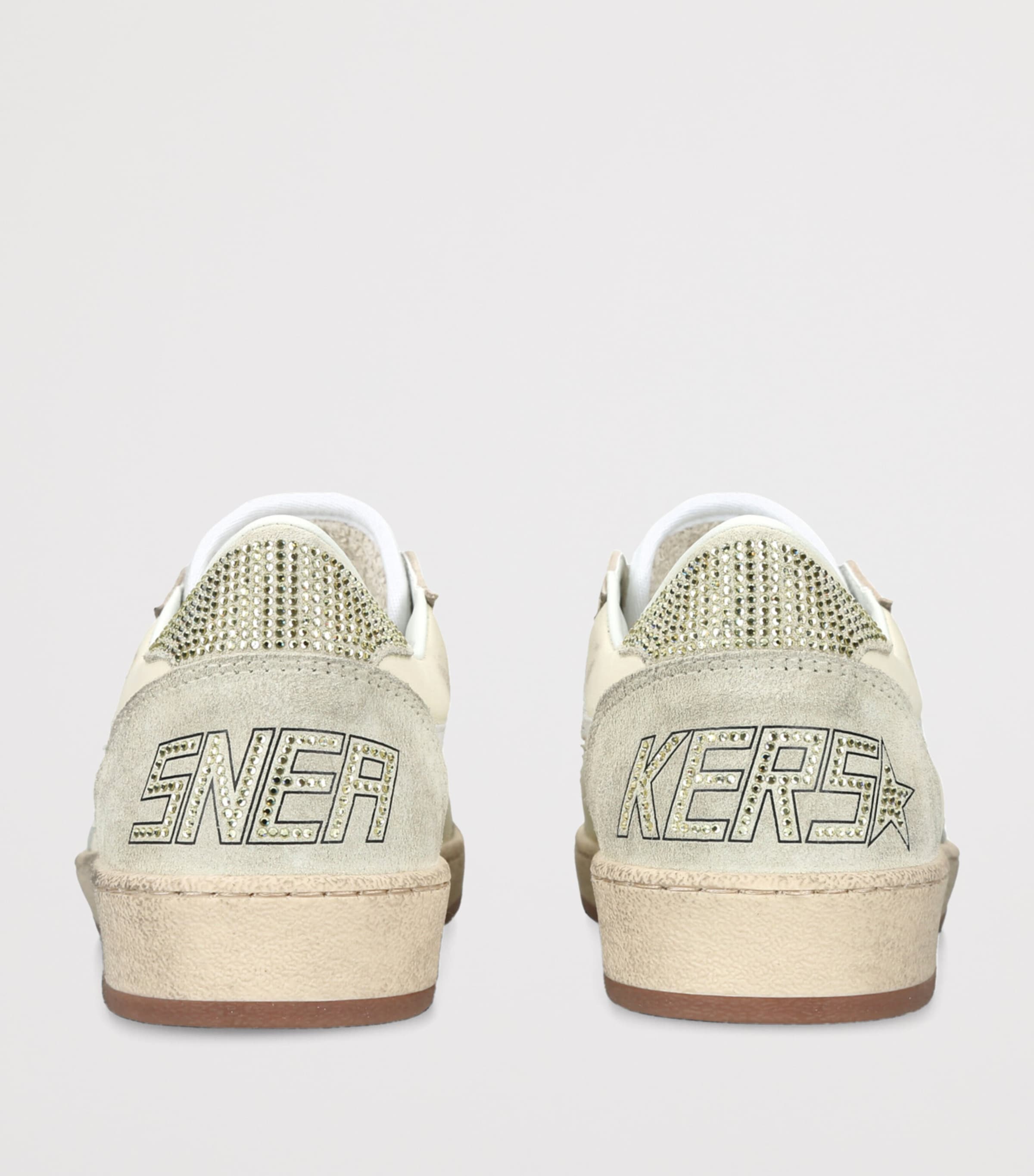 Golden Goose White Leather Ball Star Sneakers | Harrods US