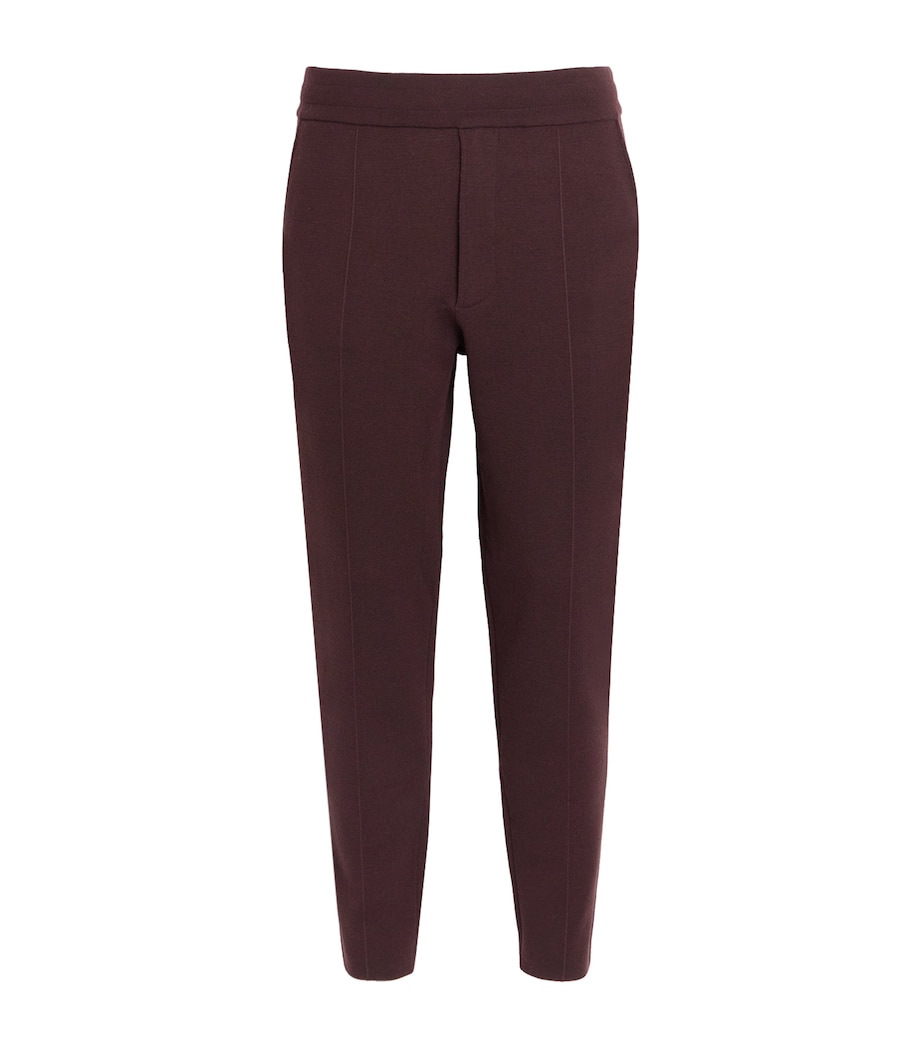 Falke Mens Ultrafine Merino Wool Trousers Dark Choco Image 1