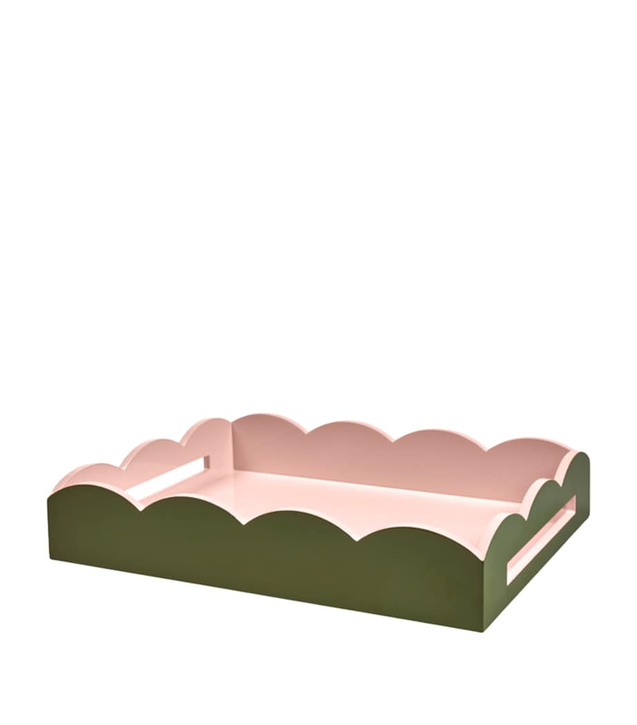 Addison Ross Lacquered Ottoman Tray (33cm x 44cm) Green Image 1