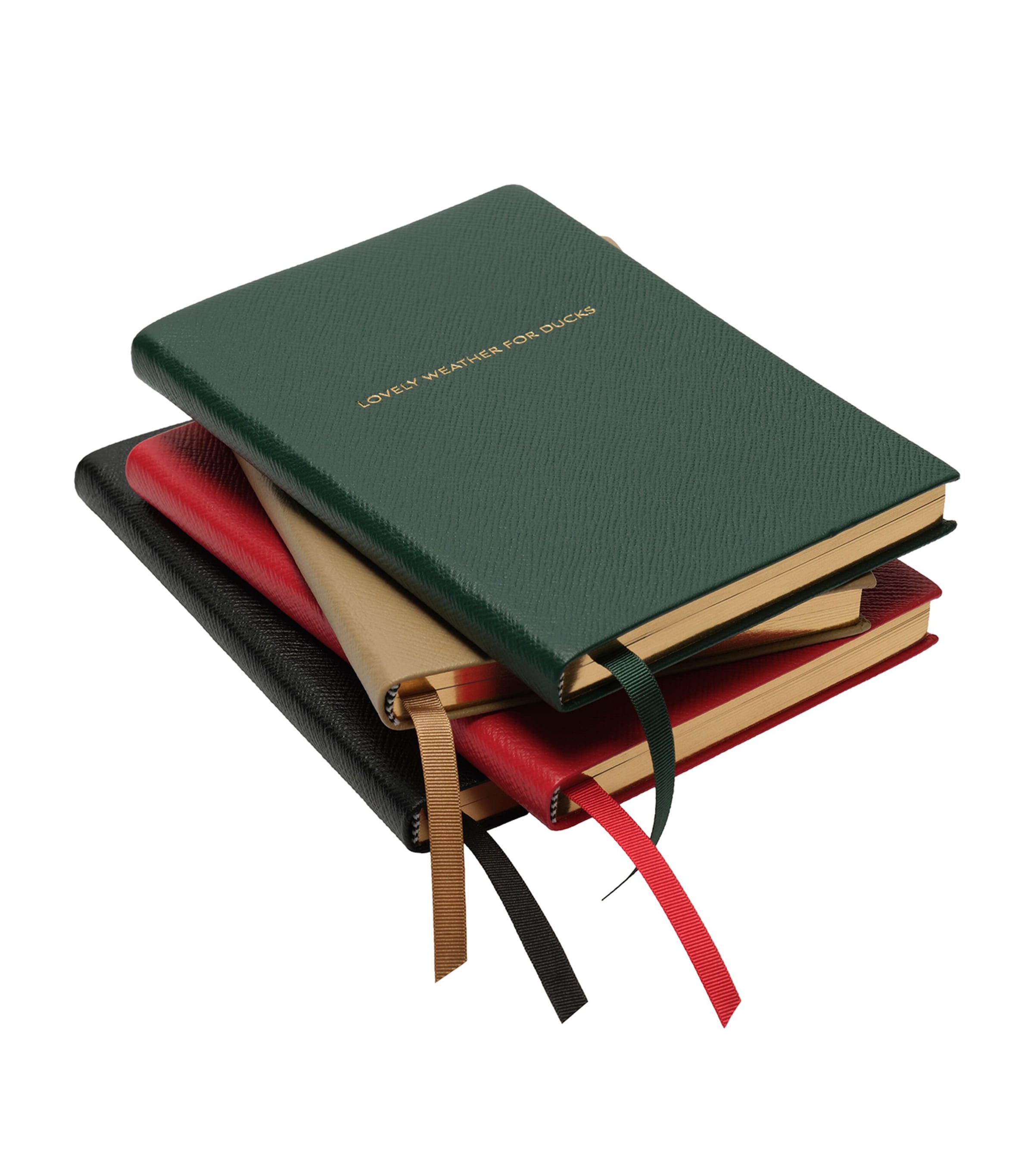Burberry x Smythson Leather Rain Check Soho Notebook | Harrods US