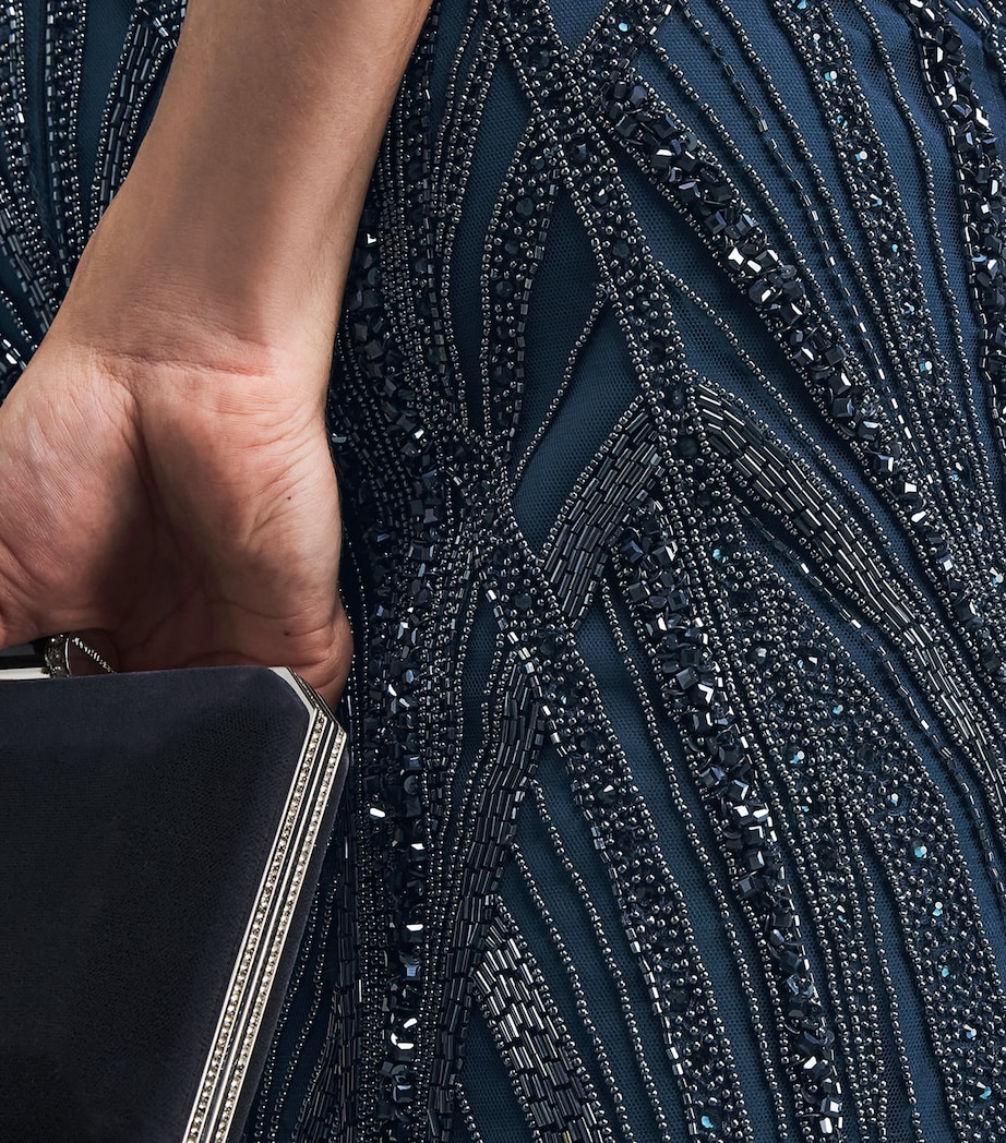 Embellished Orbit Sculpt Gown NIGHT BLUE Image 6