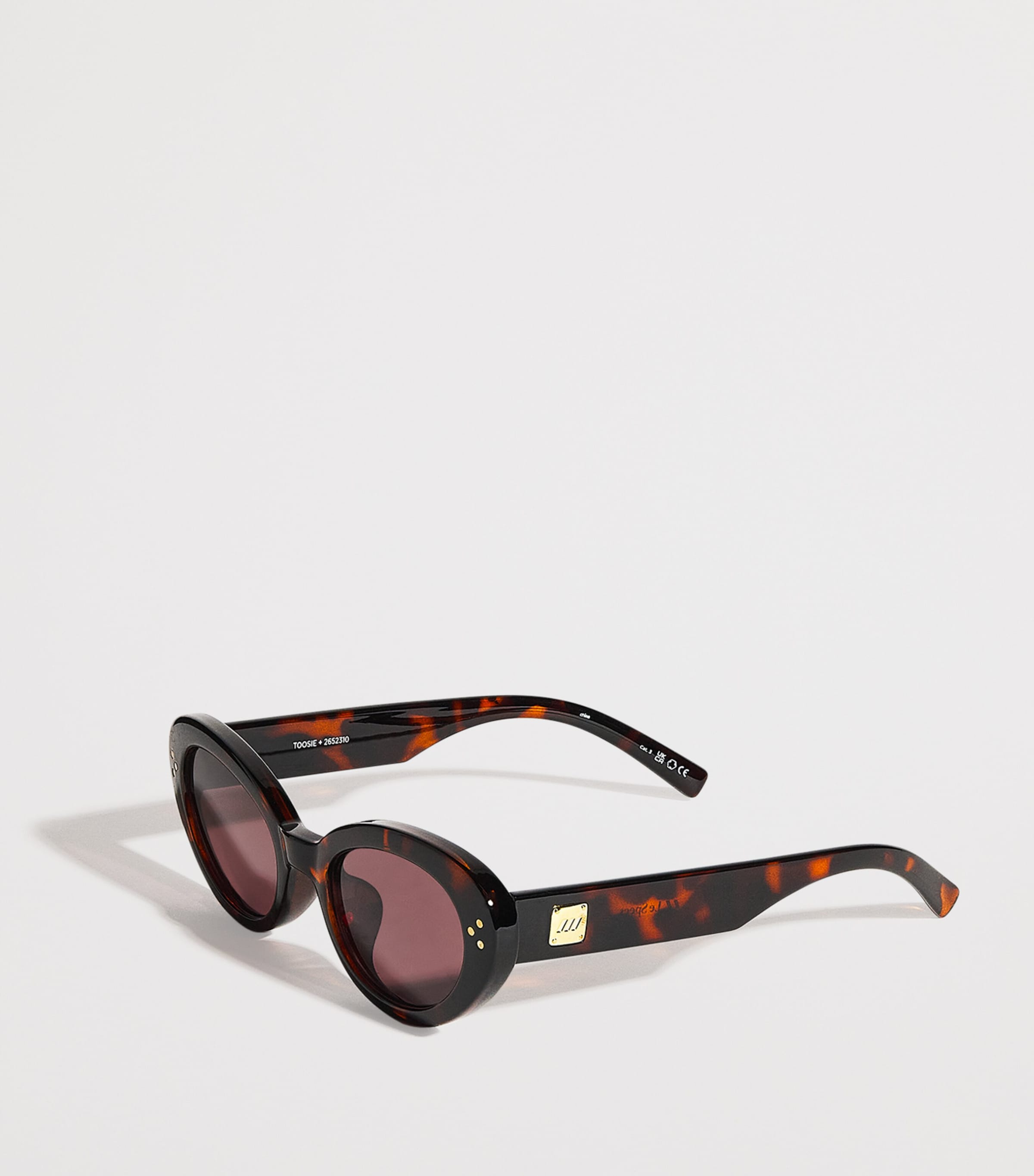 Acetate Tootsie Sunglasses TORT Image 2