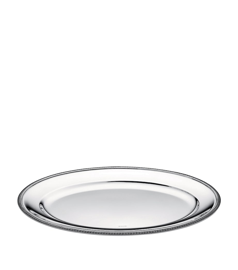 Silver-Plated Malmaison Oval Platter (45cm) SILVER Image 1