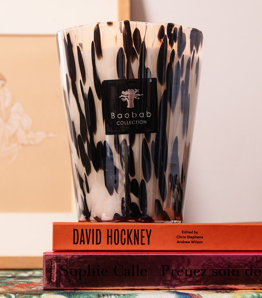 Baobab Collection Black Pearls Maxi Candle (35cm) Black Image 3