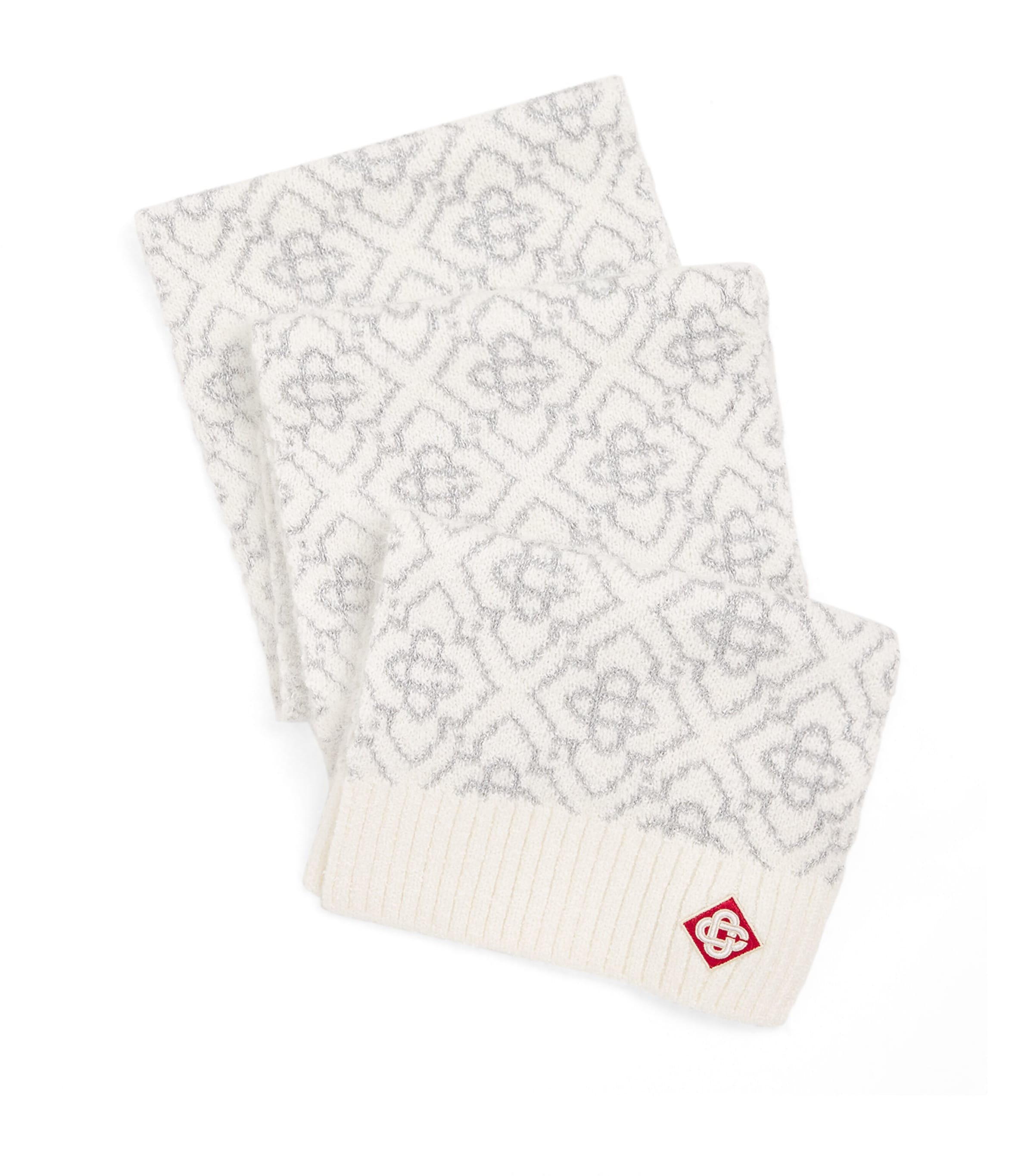 Monogram Scarf WHITE Image 1