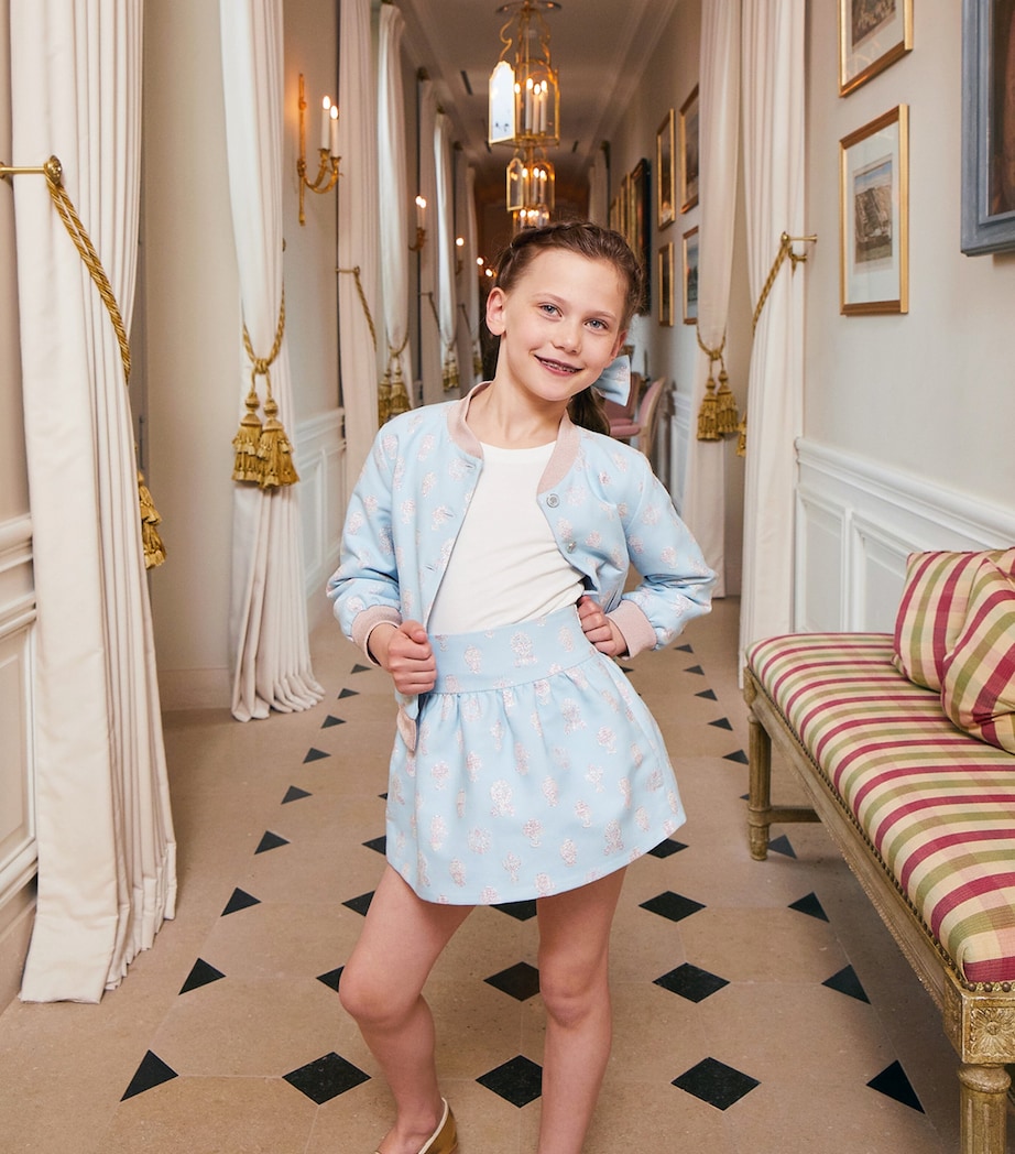 Crests Bomber Jacket BLUE CRESTS Image 4