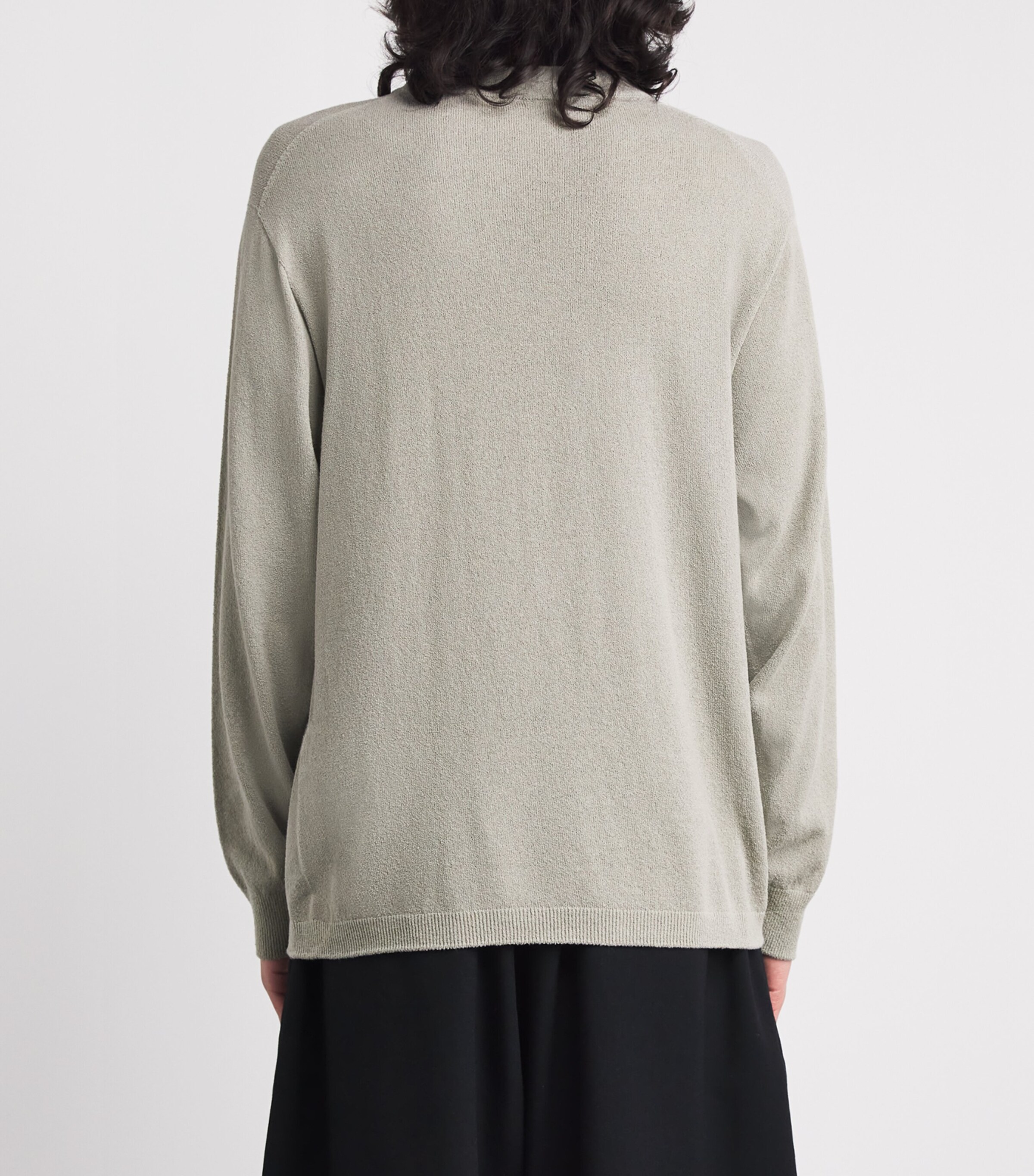 IM MEN Mens Comfort Knit Sweater Gray Image 5
