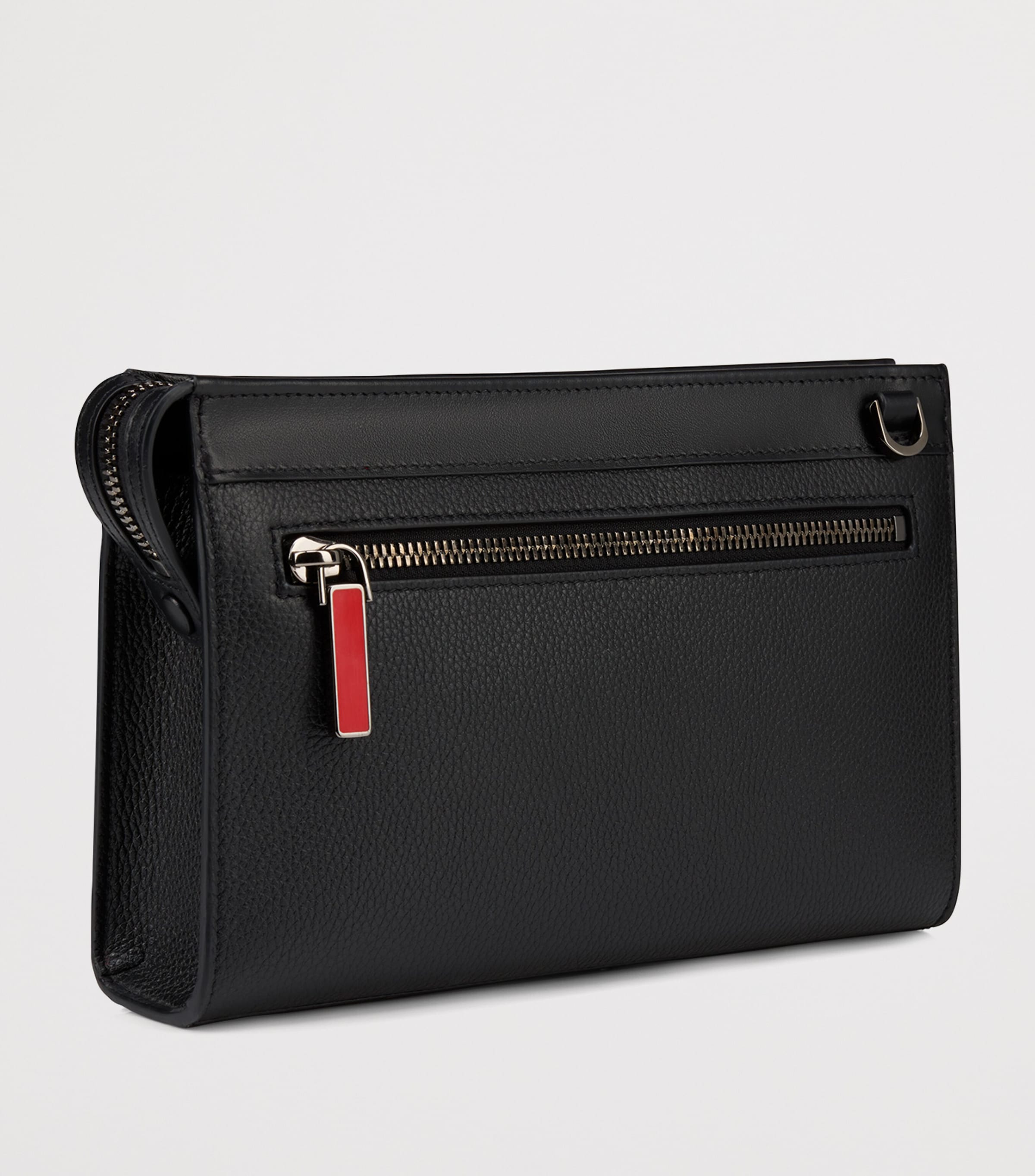 Christian Louboutin Black Funky Mini Leather Cross-Body Bag