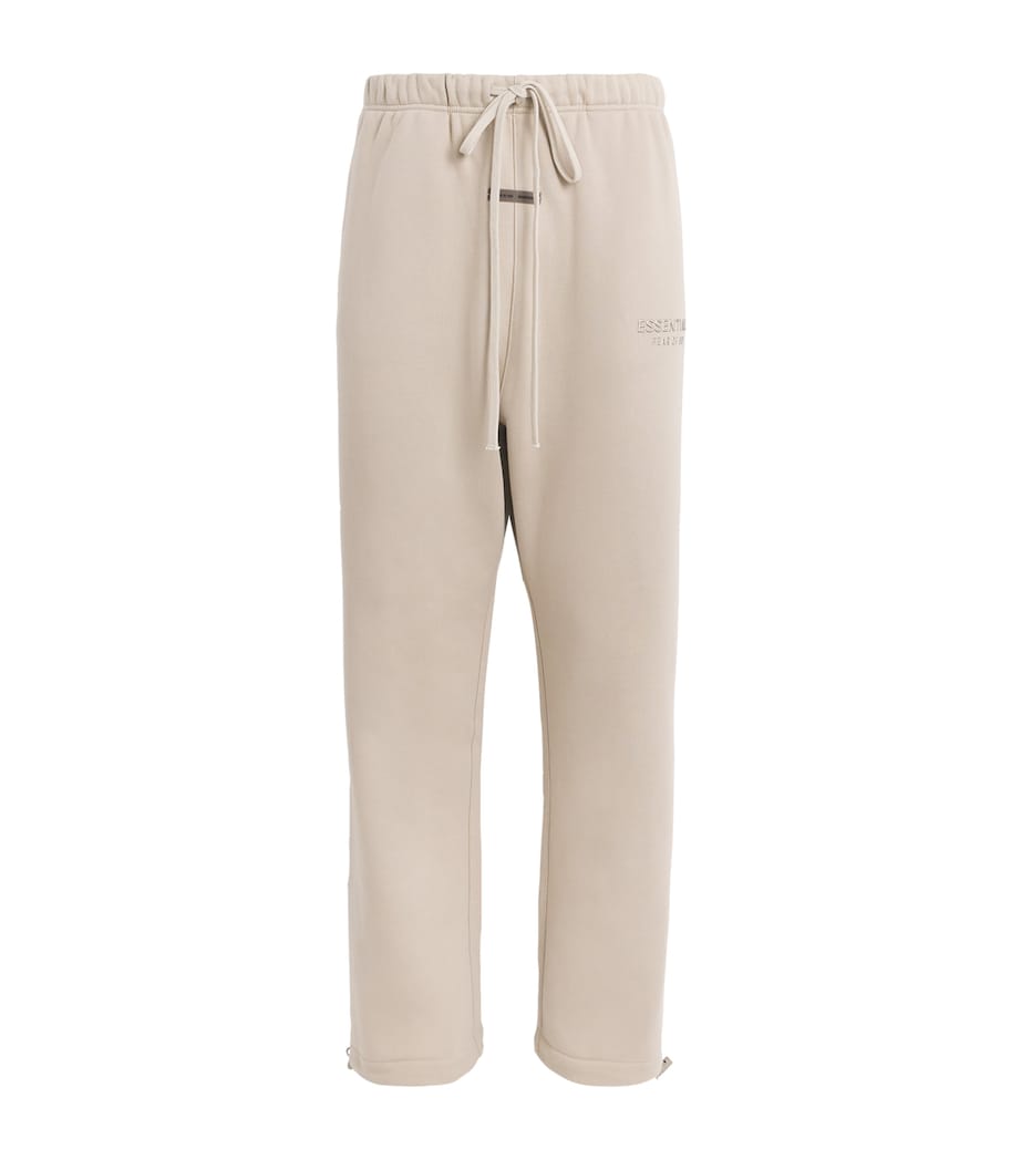 Cotton-Blend Open Cuff Sweatpants TIMBER Image 1