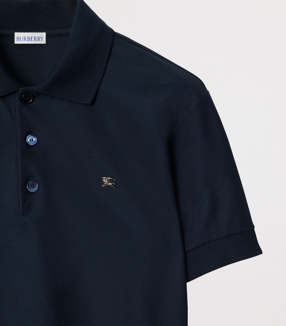 Cotton EKD Polo Shirt NAVY Image 4