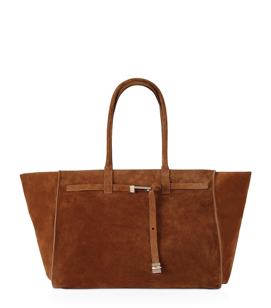 Suede Mame La Petite Tote Bag TAN Image 1