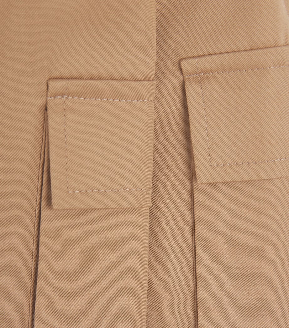 Per Te Cotton Cargo Trousers (3 Months - 4 Years) Cammello Image 3