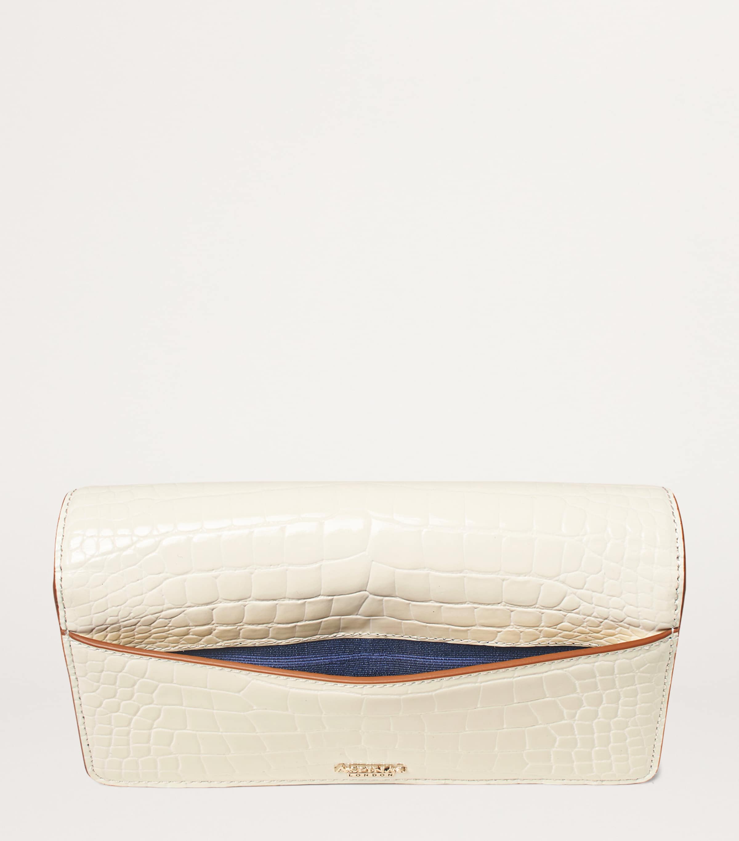 ASPINAL OF LONDON Mayfair レザーパスケース ホワイト Aspinal Of London Mayfair 2 Clutch Bag | Harrods US