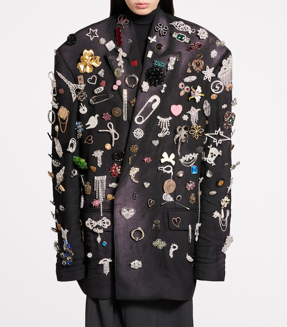 Wool Brooches Tailored Jacket 1000 Image 6