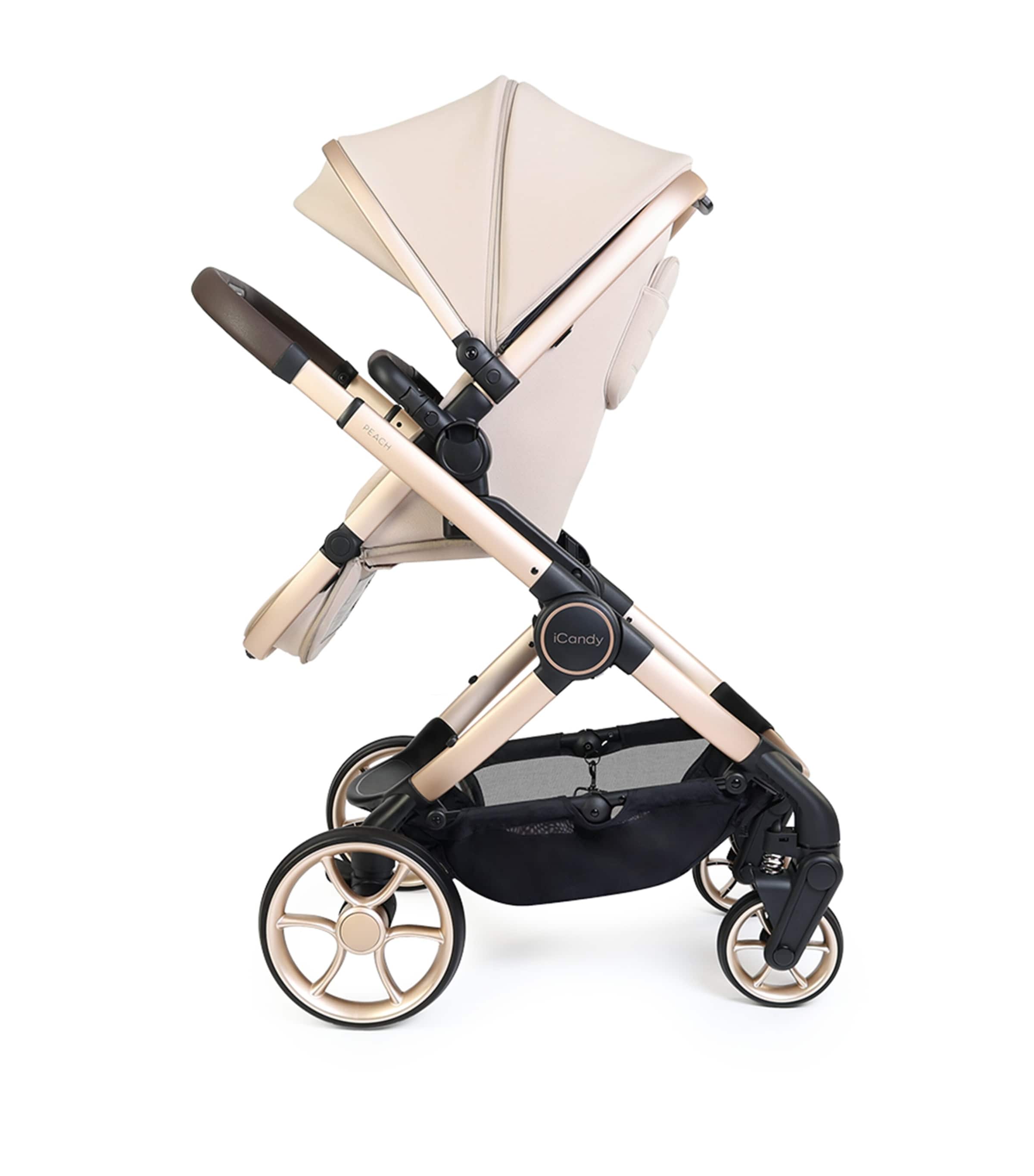 iCandy Peach 8 Pushchair and Carrycot Set Biscotti Image 6