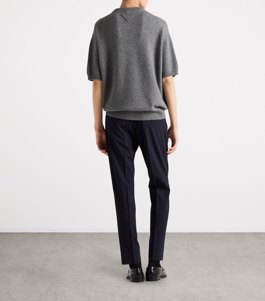 Stretch-Wool Light Trousers F0SVF Image 4