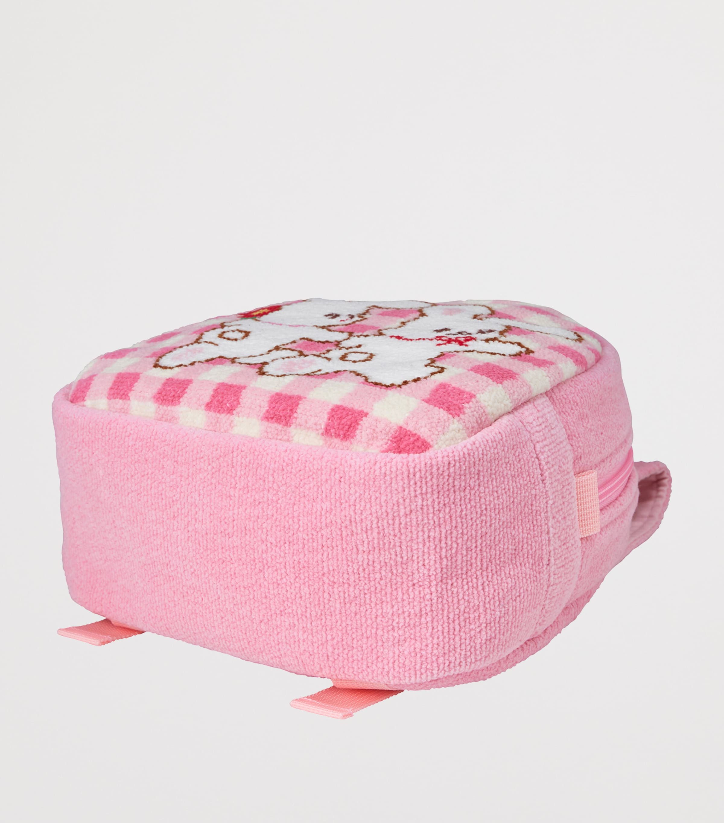 Miki House Cotton Chenille Chieco Check Backpack Image 2