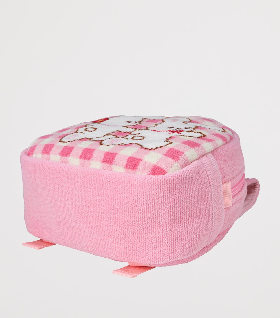 Miki House Cotton Chenille Chieco Check Backpack Image 2