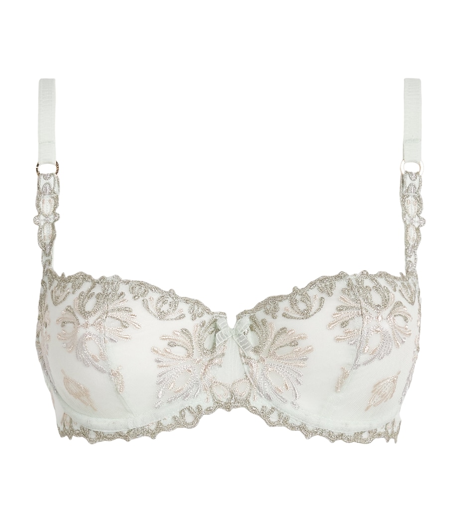 Chantelle Womens Champs Élysées Balconette Bra Powder Green Image 1