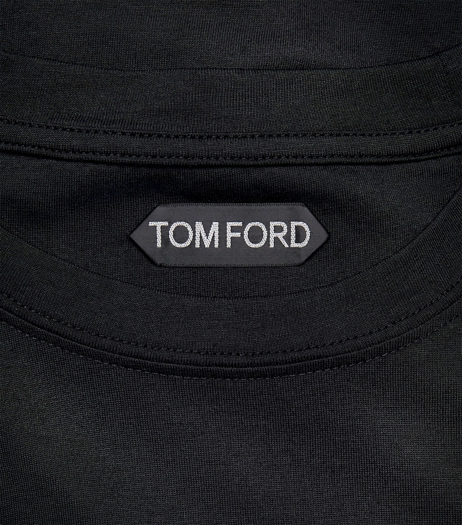 TOM FORD Mens Lyocell-Cotton Long-Sleeve T-Shirt Naa Image 6