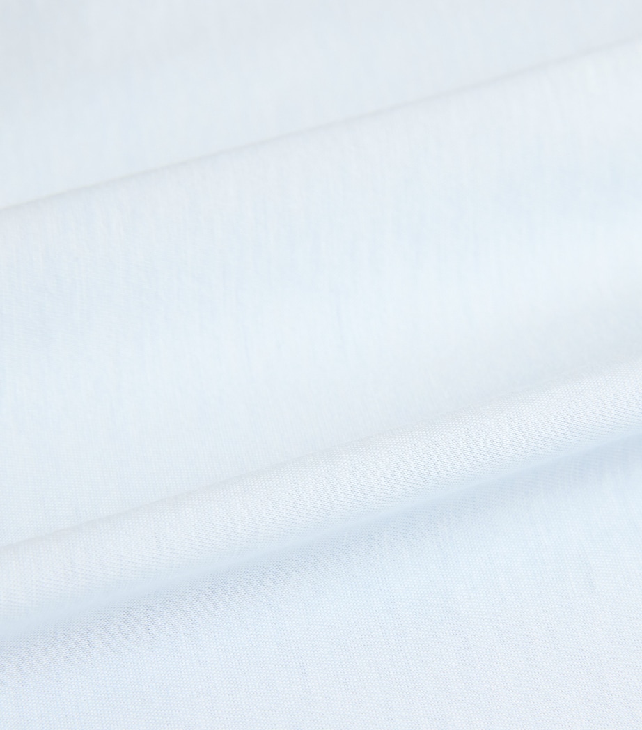 Cotton-Silk T-Shirt OXFORD BLUE Image 5
