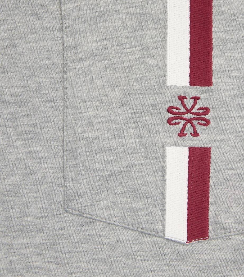 Cotton Stripe Monogram T-Shirt B499 Image 5